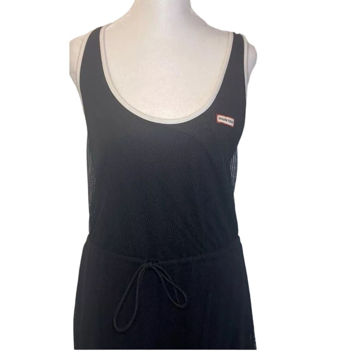 Hunter Hunter Target Black Dress Sleeveless Mesh Drawstring Belt Size M / US 6-8 / IT 42-44 - 3 Thumbnail