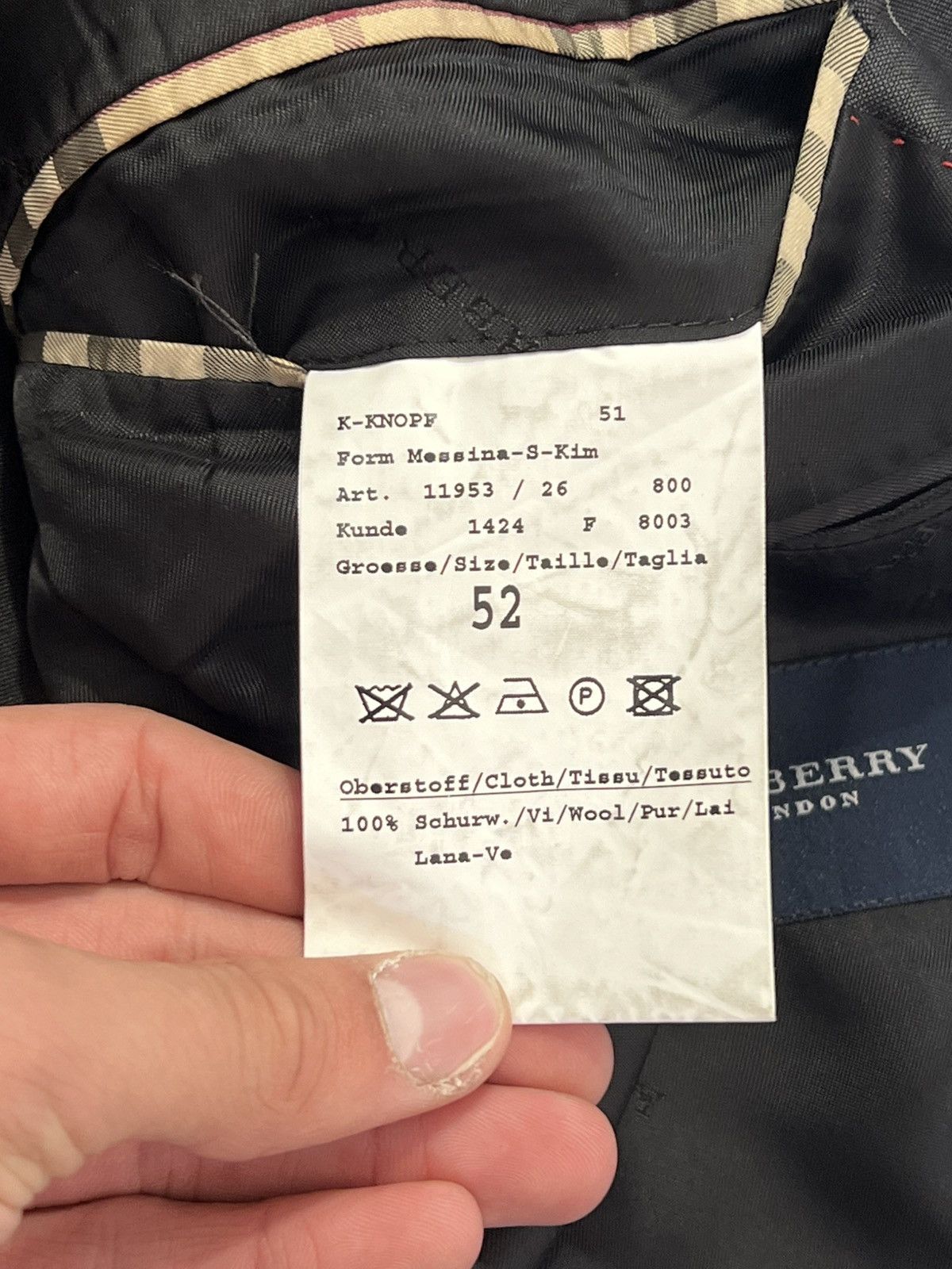 Burberry Burberry suit black. Blazer and pants Size 52R - 7 Thumbnail