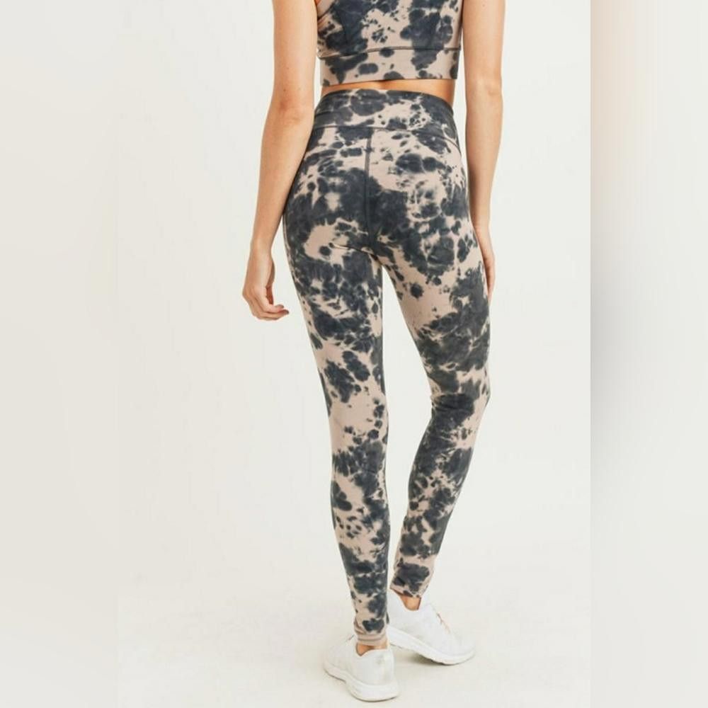 Moon Boot Black Mushroom Mono B High Waisted Legging Size 36" / US 14 / IT 50 - 4 Thumbnail