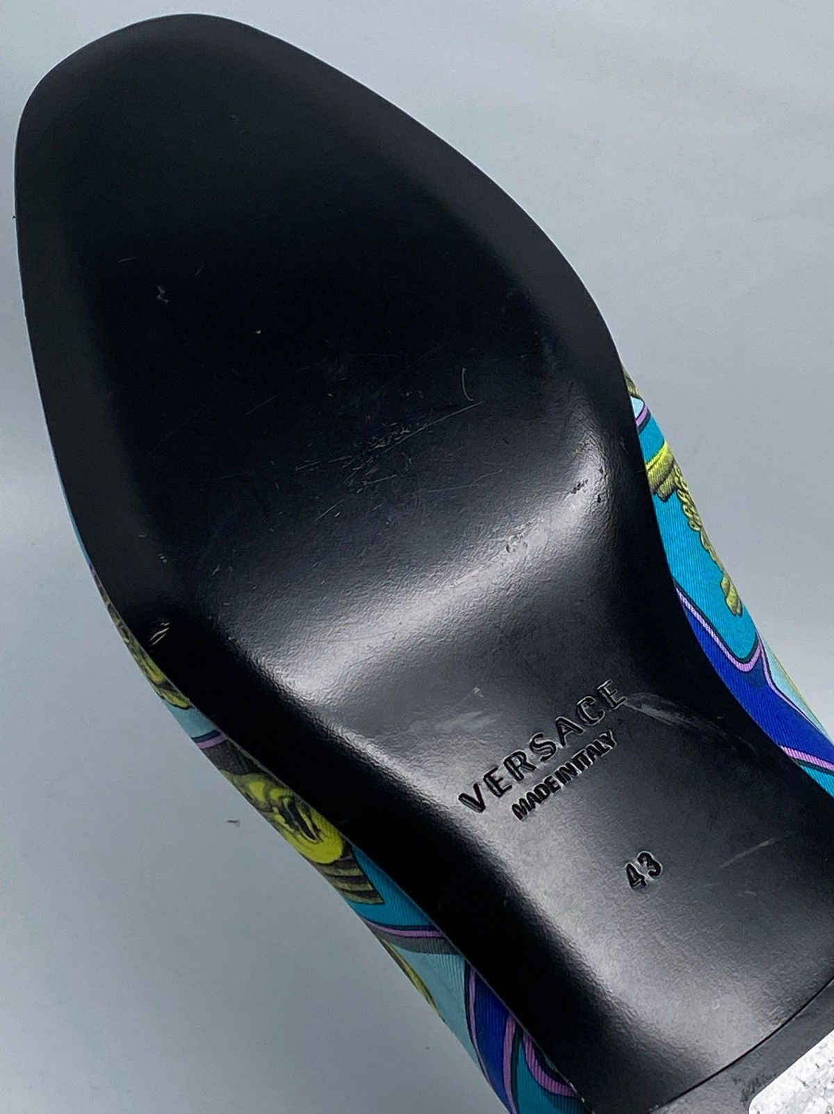 Versace Versace Masks Print Silk Twill Loafer size 43/us size 10 Size US 10 / EU 43 - 13 Thumbnail