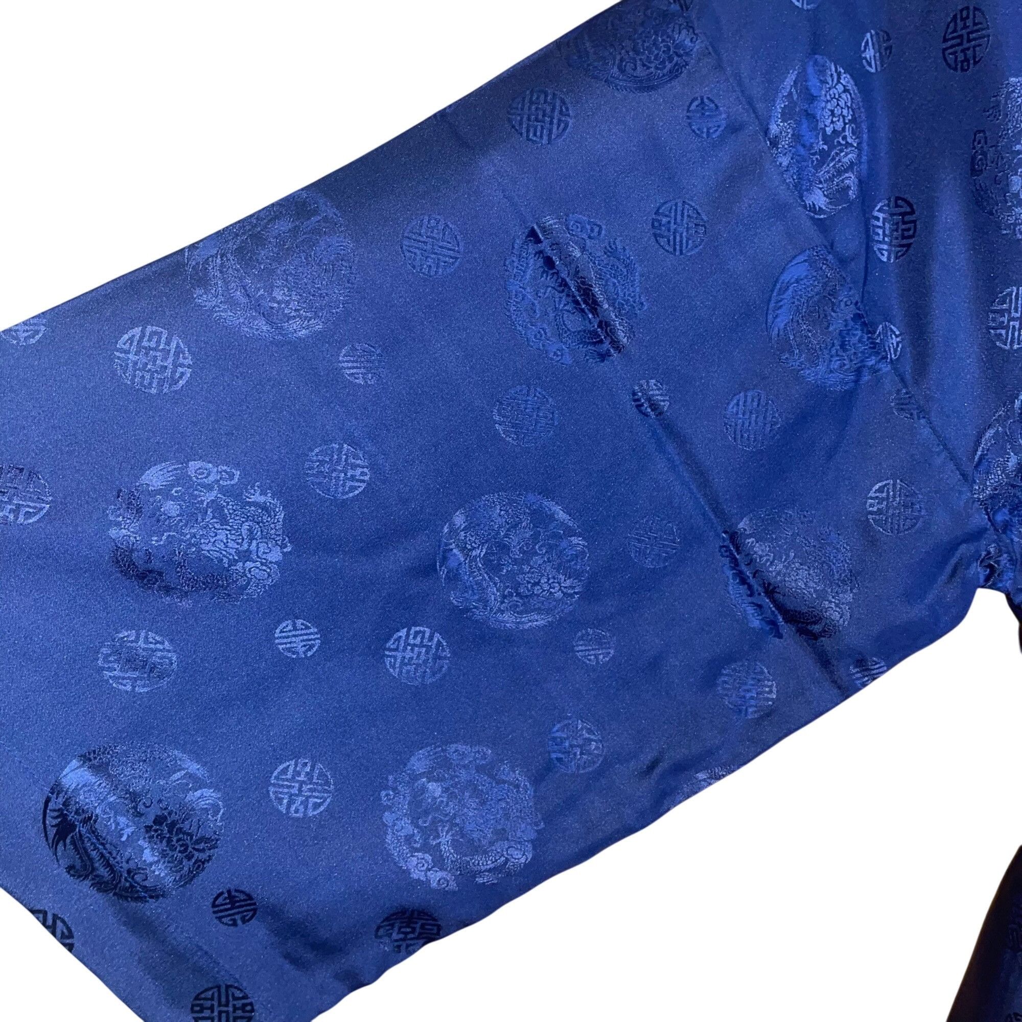 Vintage Vintage Womens Robe Size XL Blue Belt V Neck Wrap Size ONE SIZE - 9 Thumbnail