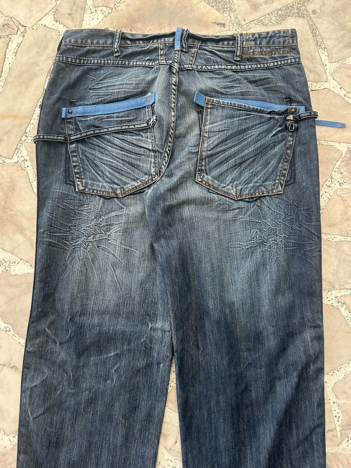 Marithe + Francois Girbaud Le Jean De 2000’ Baggy Denim Size US 35 - 11 Thumbnail