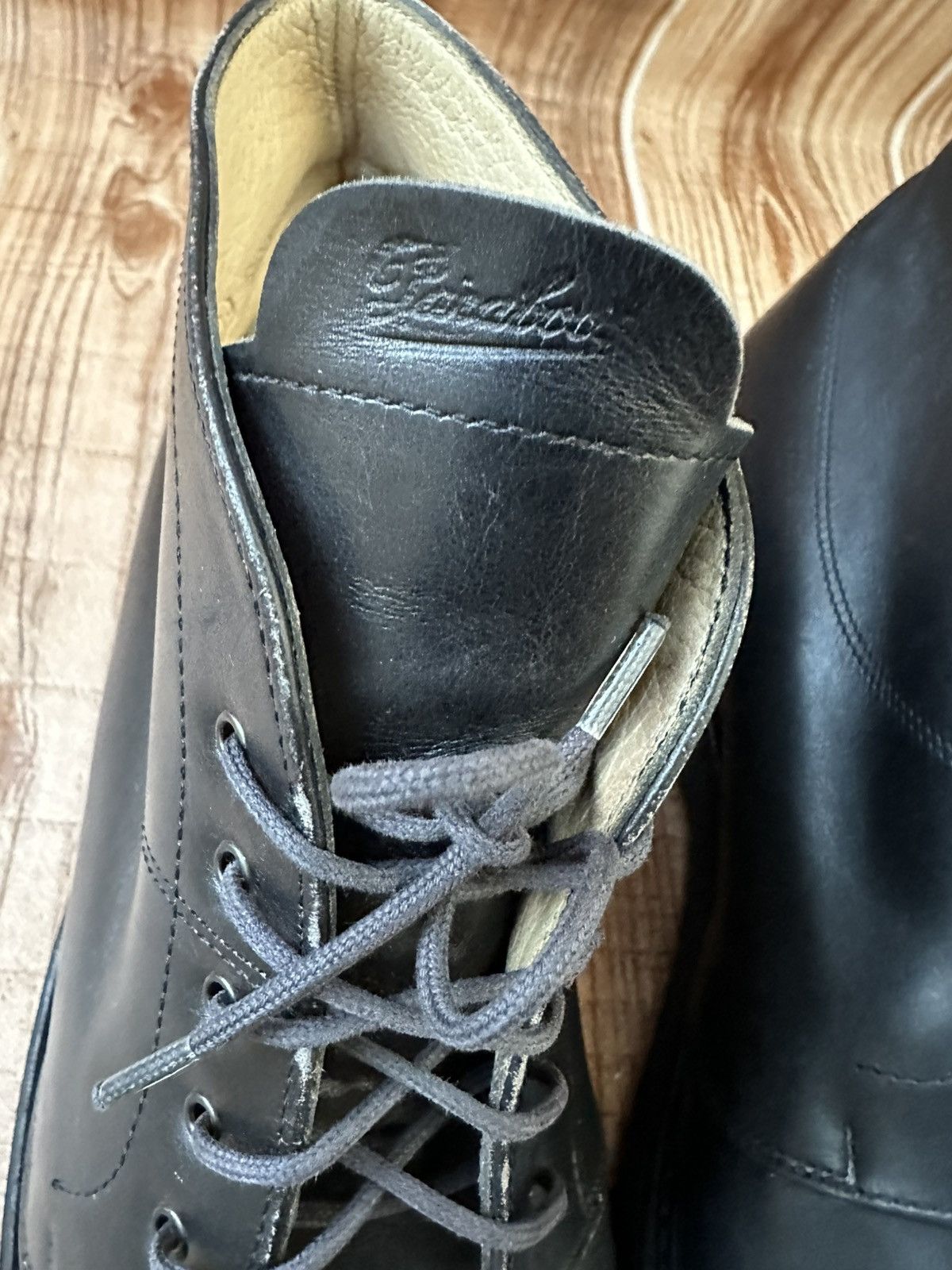 Paraboot Paraboot Black Leather Vintage Size US 8 / EU 41 - 9 Thumbnail