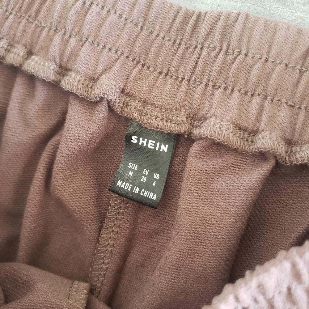 Shein Chocolate SHEIN High Waisted Sweat Short Size 32" / US 10 / IT 46 - 4 Thumbnail