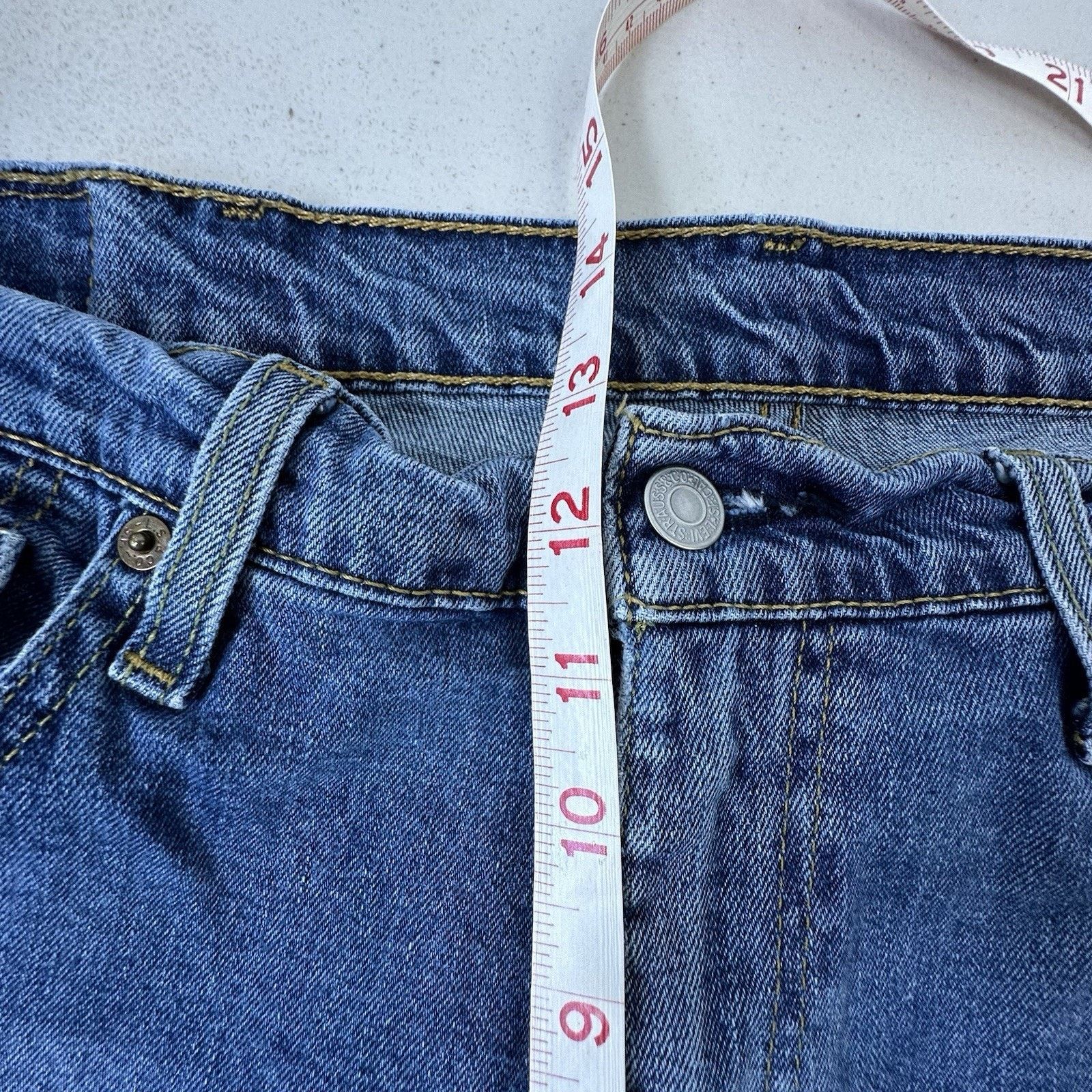 Levi's Mens Levi's 505 Straight Leg Jeans Blue sz 38x30 Classic Size US 38 / EU 54 - 4 Thumbnail