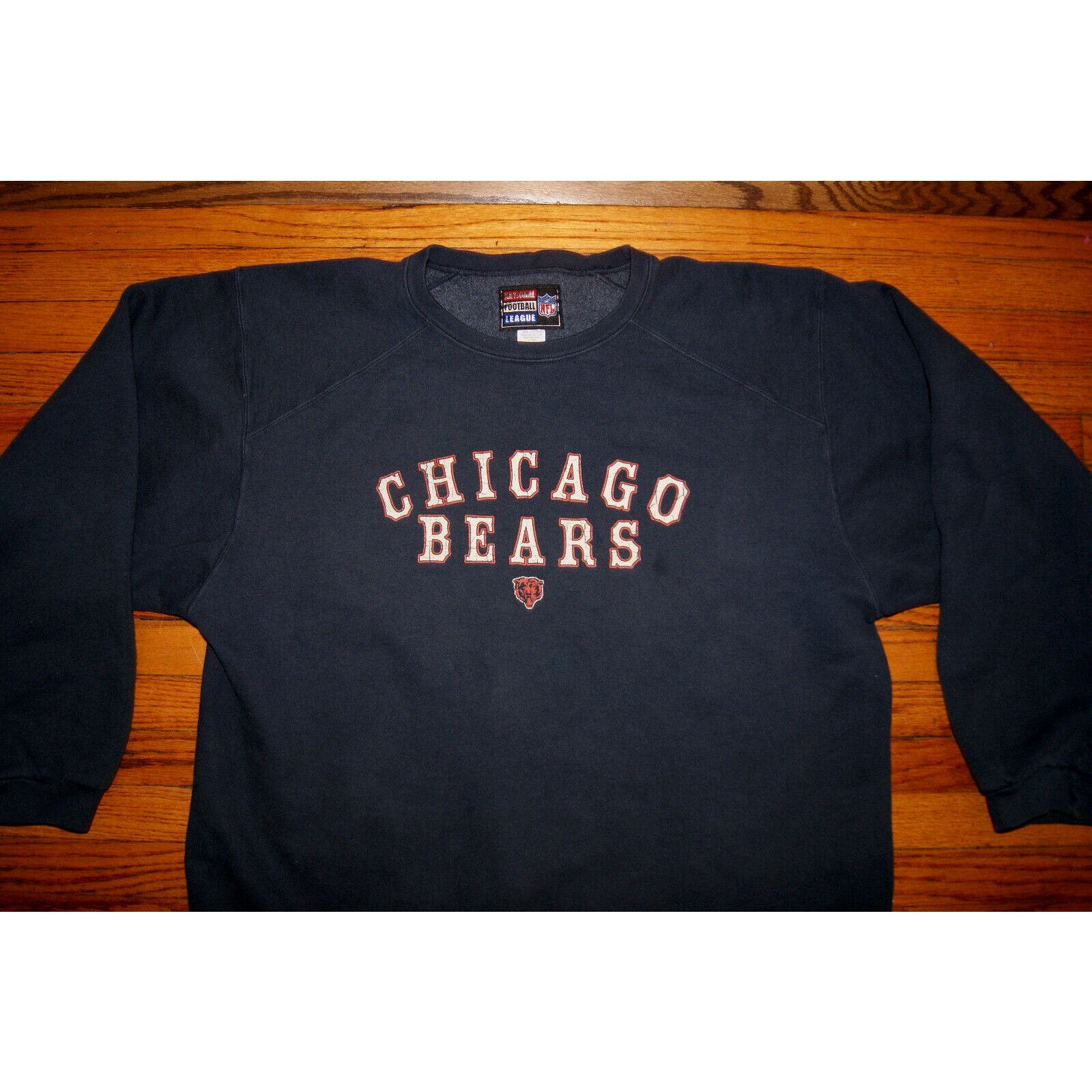 NFL VTG CHICAGO BEARS XL Sweatshirt Spell Throwback Logo 50/50 Size US XL / EU 56 / 4 - 1 Thumbnail