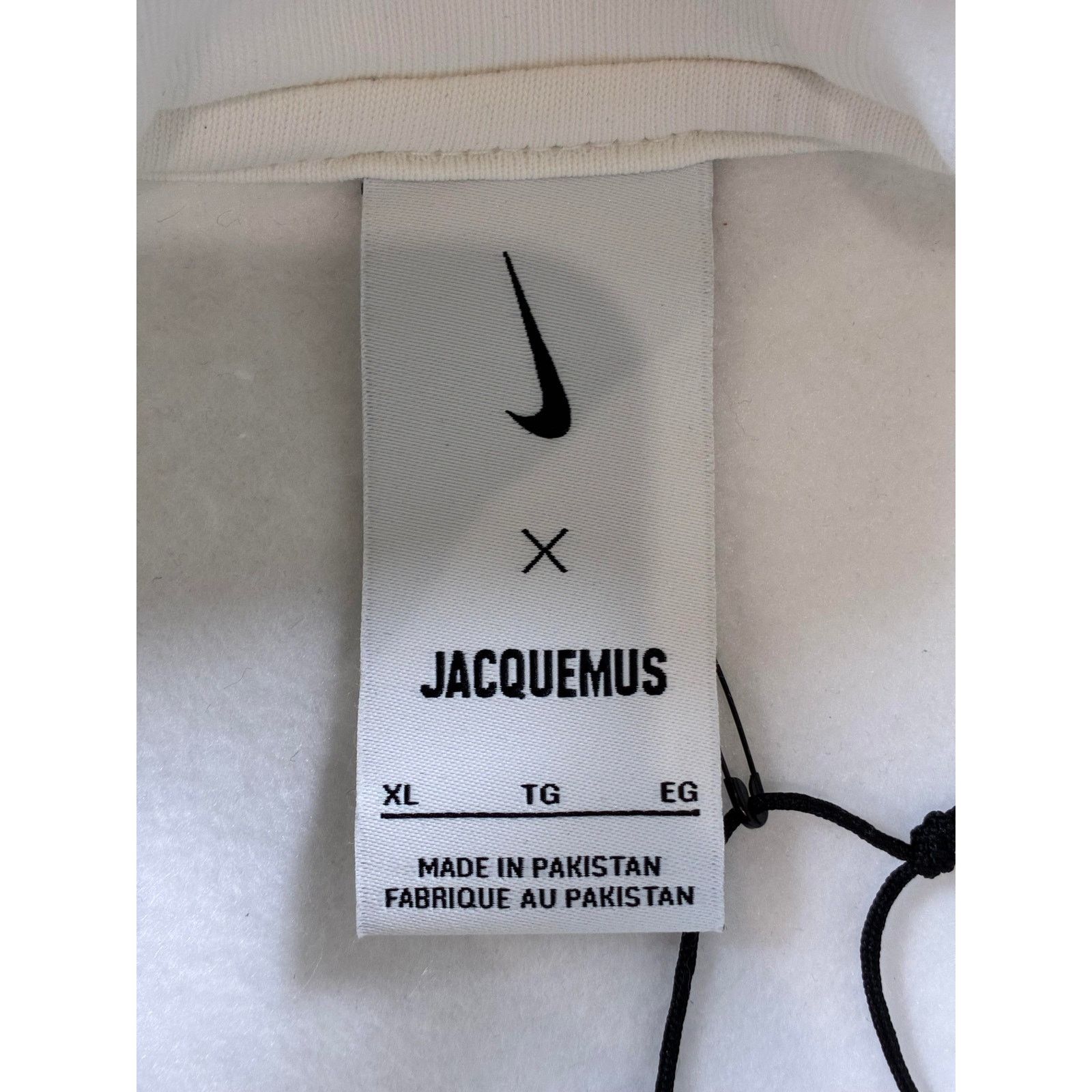 Jacquemus Jacquemus Nike x White Hoodie Size US XL / EU 56 / 4 - 3 Thumbnail