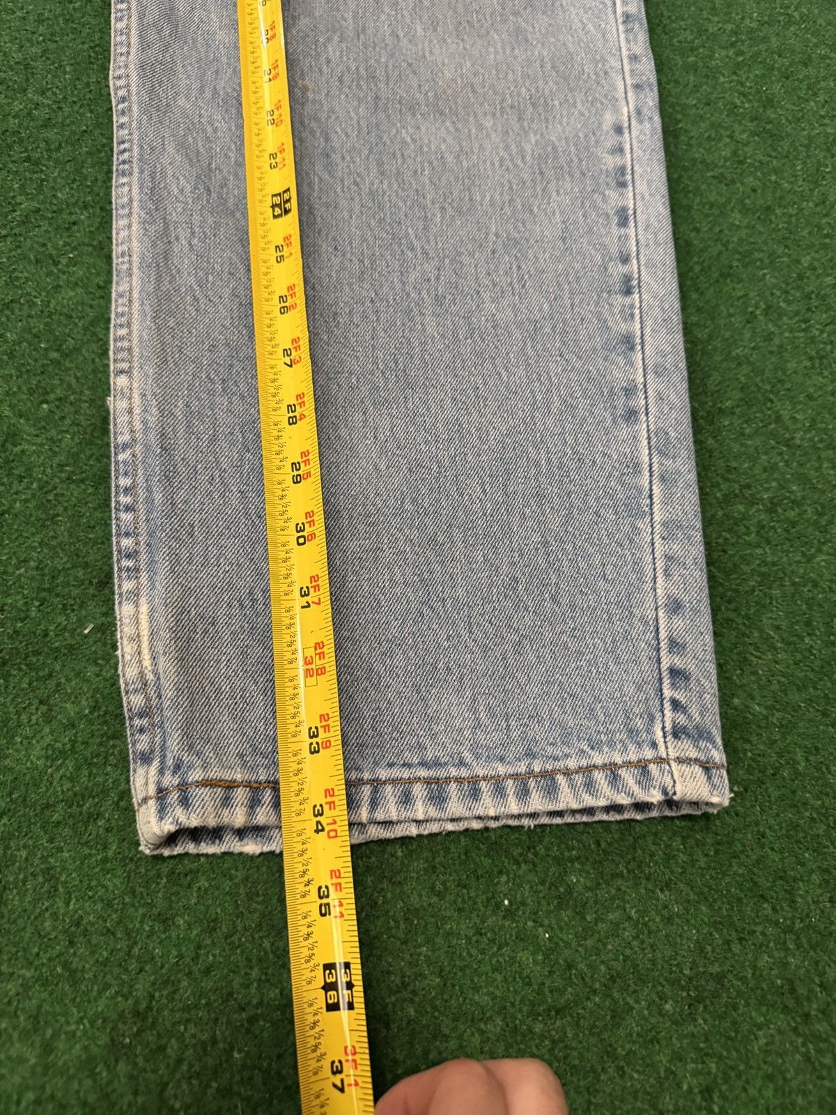 Levi's Vintage Clothing Vintage 90s Levi’s 570 Baggy Wide Leg Grunge Hip Hop Jeans Size US 35 - 7 Thumbnail