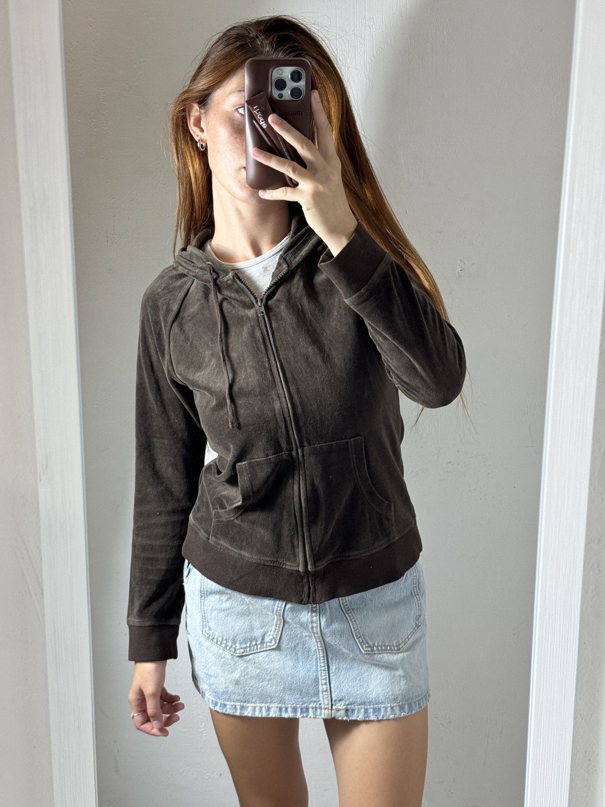 Cartoon Network VINTAGE HELLO KITTY ANGEL 2000s BROWN ZIP UP HOODIE Size S / US 4 / IT 40 - 2 Thumbnail