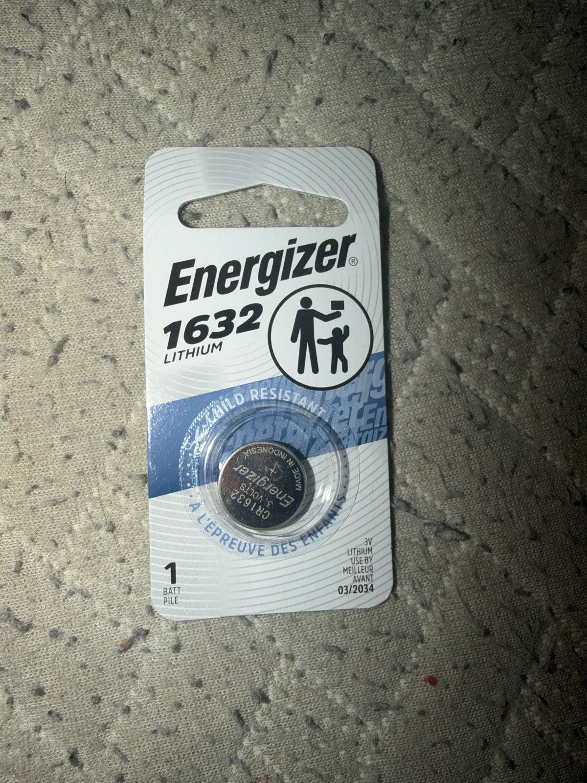 Hypebeast 2024 Energizer 1632 Lithium Battery Size ONE SIZE - 1 Thumbnail