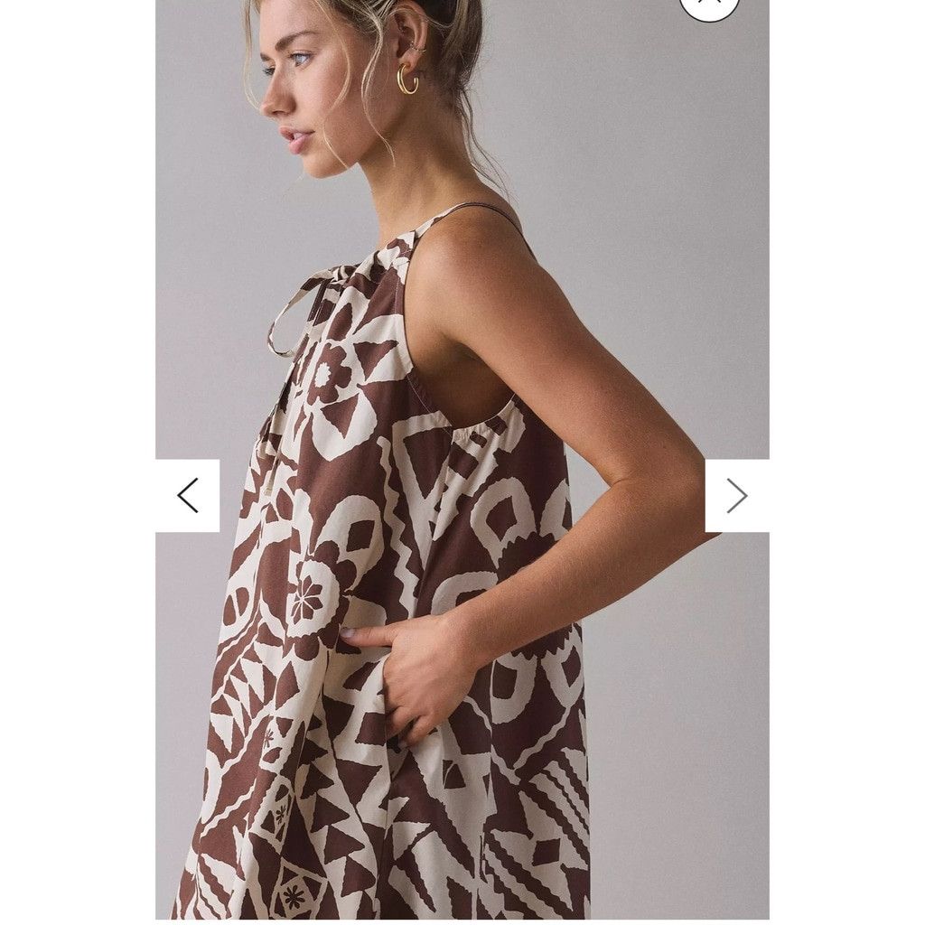 Urban Outfitters BDG Eva Tie-Front Mini Dress | NWT | Urban Outfitters Size S / US 4 / IT 40 - 3 Thumbnail