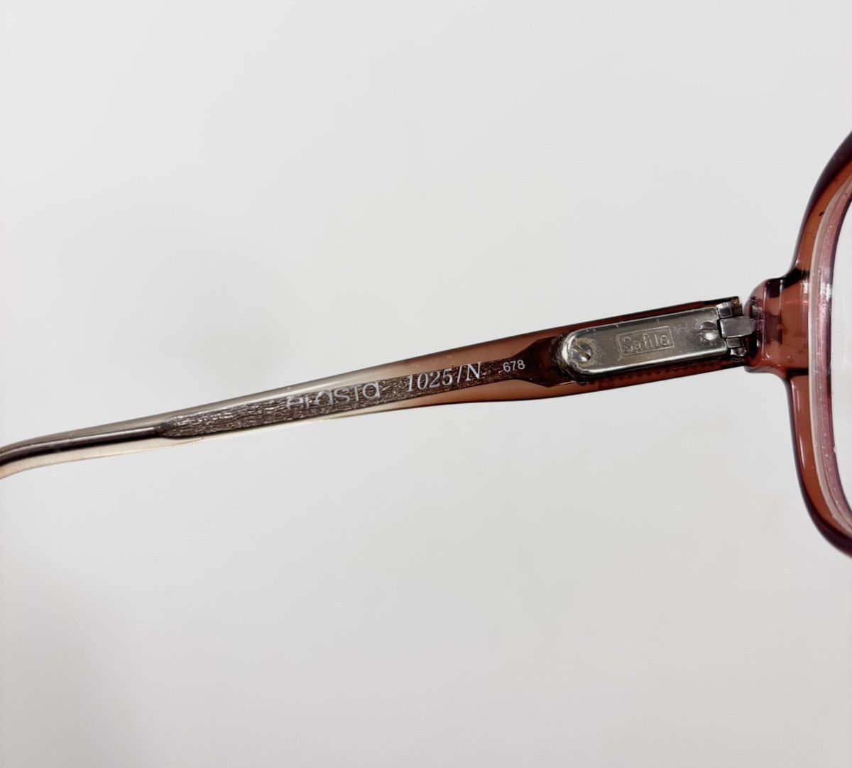 Safilo Vintage Safilo Elasta Eyeglasses Frames Oversized Square Size ONE SIZE - 7 Thumbnail