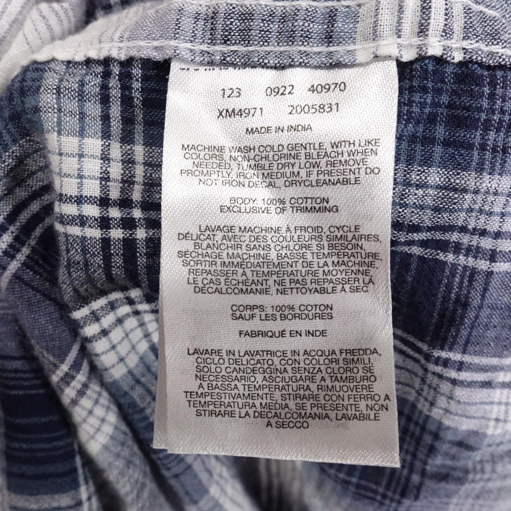 Vintage Columbia Shirt Mens Medium Blue Gray Plaid Short Sleeve Button-Up Cotton Outdoor Casual Size US M / EU 48-50 / 2 - 7 Thumbnail