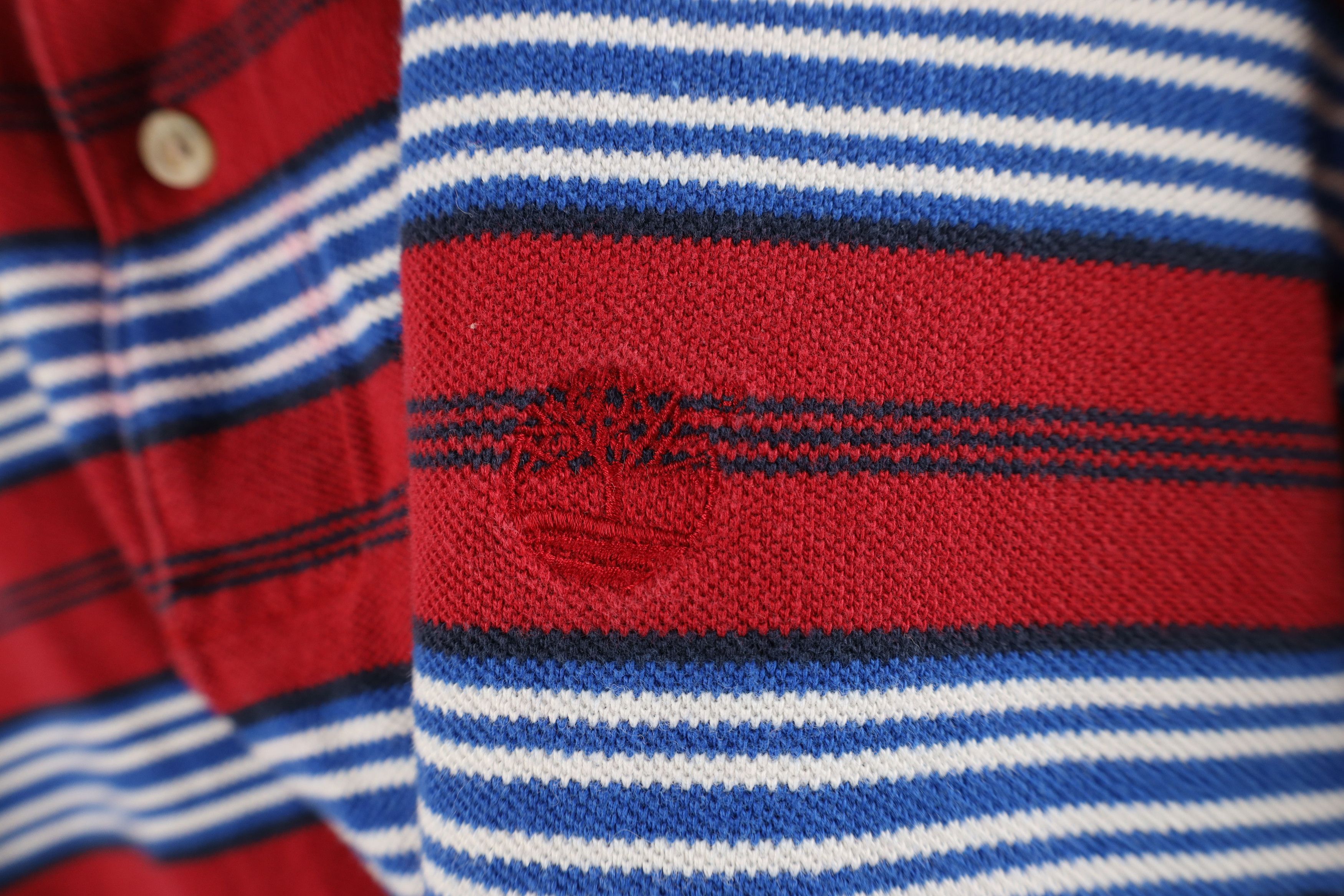 Timberland × Vintage Vintage 90s Timberland Heavyweight Knit Collared Polo Size US XL / EU 56 / 4 - 4 Thumbnail