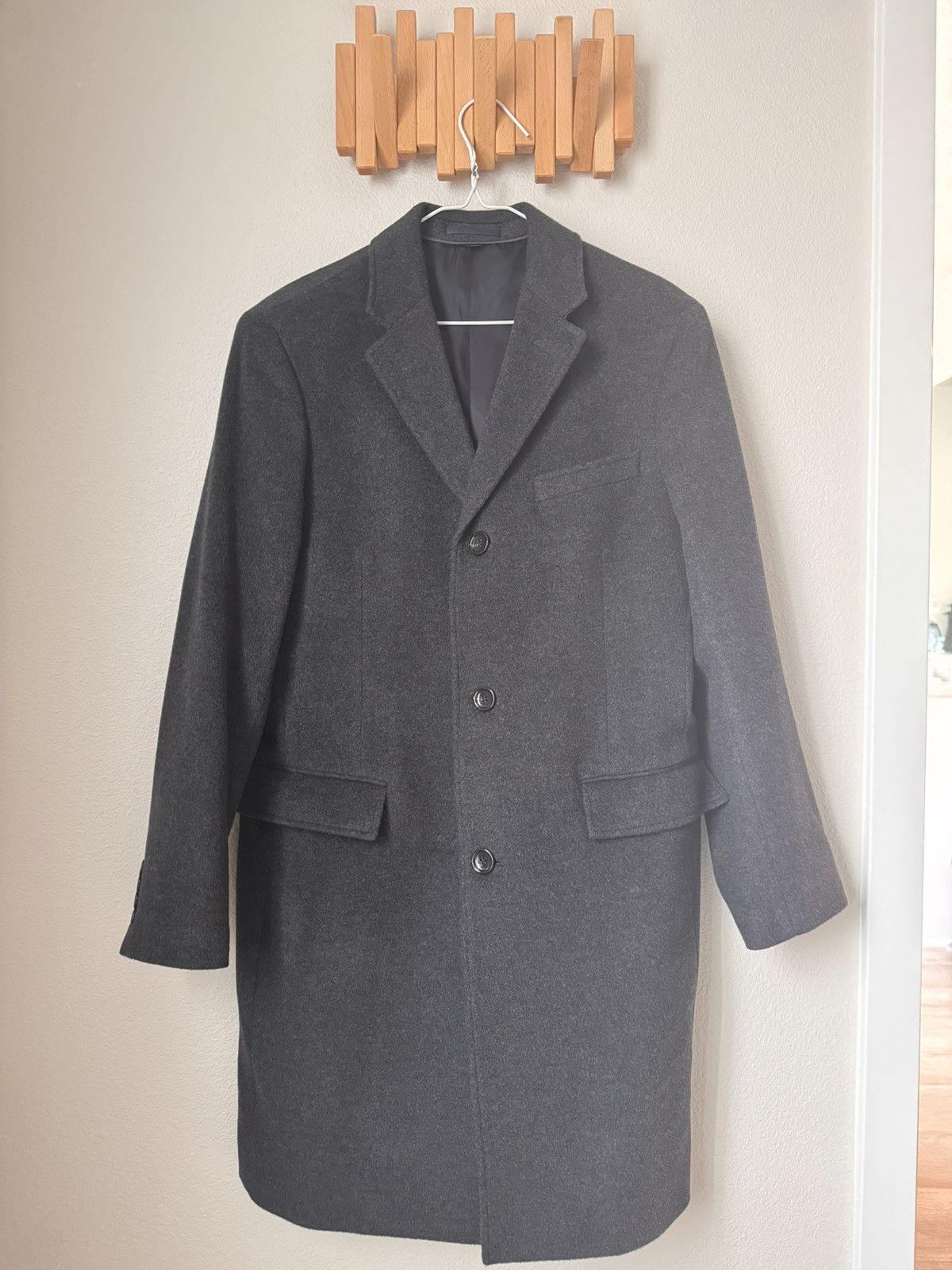 J.Crew J Crew Italian Wool-Cashmere Ludlow Topcoat, charcoal, 38S Size US S / EU 44-46 / 1 - 1 Thumbnail