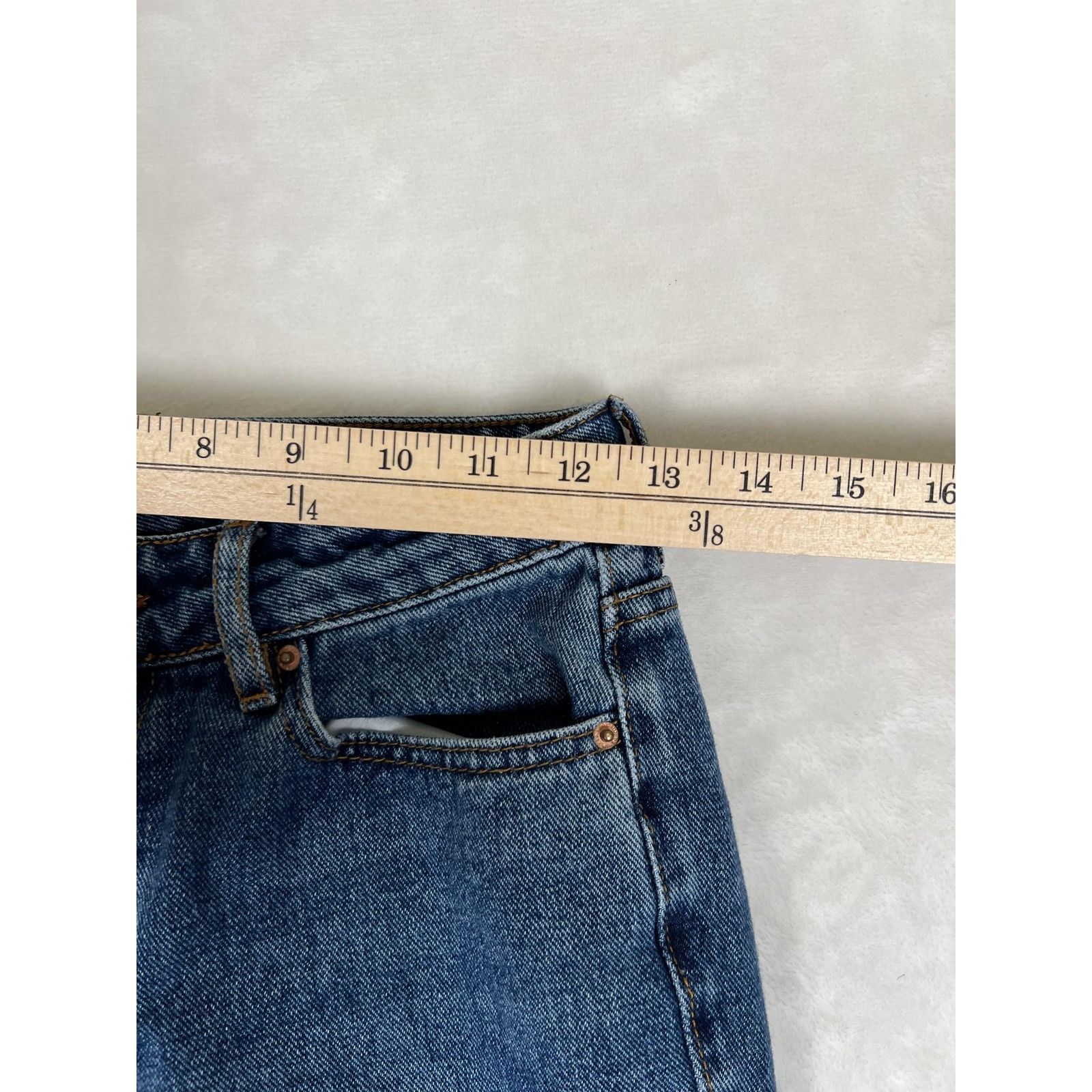Pacsun PacSun Jeans Women's 25 Blue Mom Jean Distressed Knees High Size 25" / US 0 / IT 36 - 3 Thumbnail