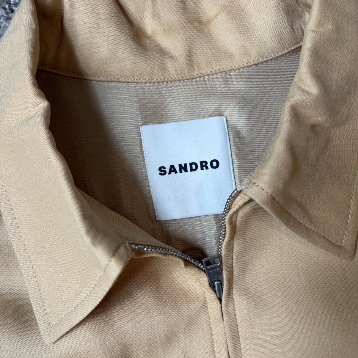 Sandro Sandro Paris Mens Zip Up Front Pocket Jacket XL Size US XL / EU 56 / 4 - 4 Thumbnail