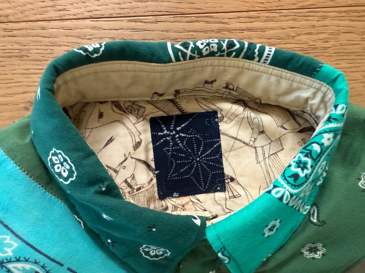 Visvim F/W '24 Kerchief Bandana ICT Green Size US XL / EU 56 / 4 - 4 Thumbnail