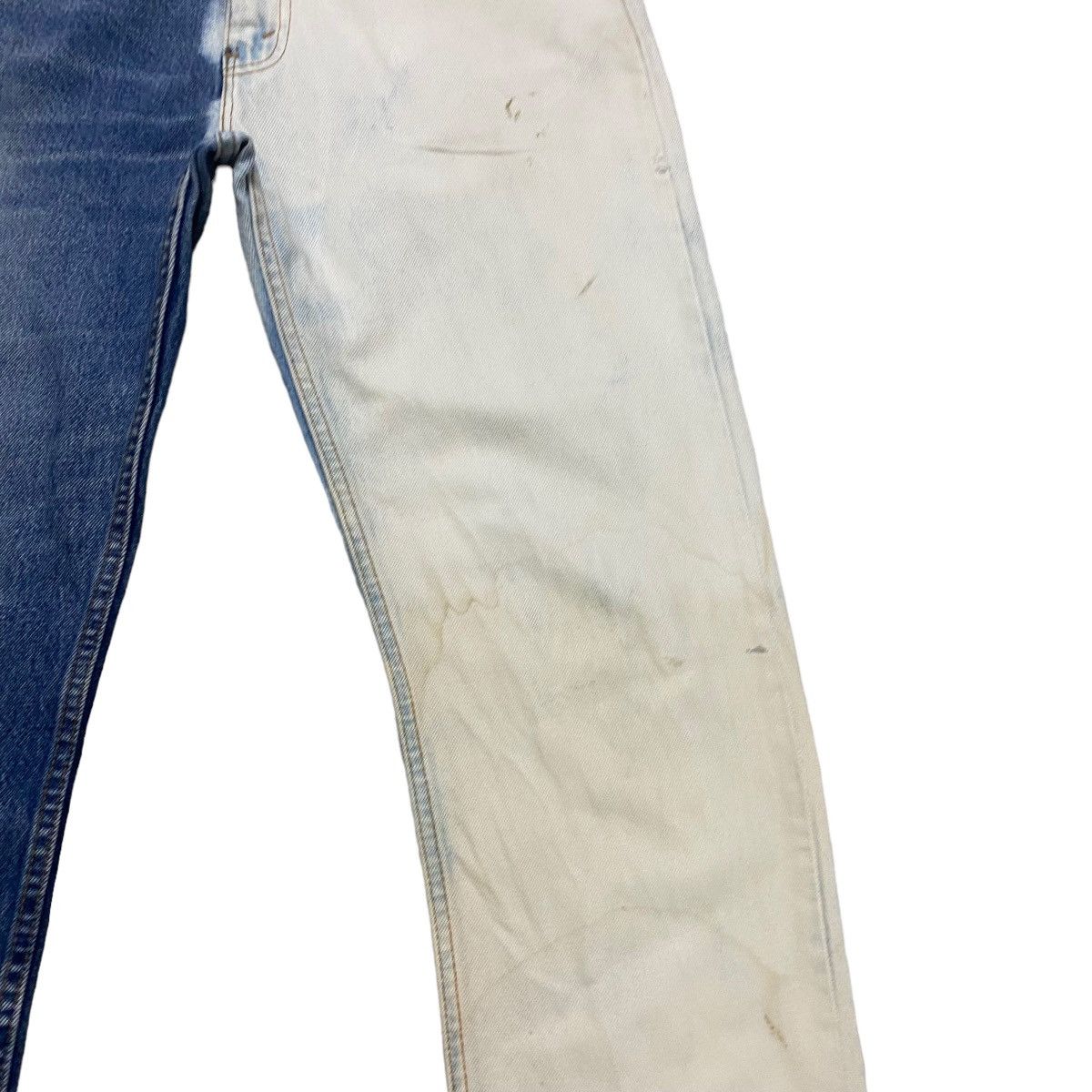 Levi's Vintage 90s Levis 505 Regular Fit Straight Leg Jeans Bleach Size US 33 - 9 Thumbnail