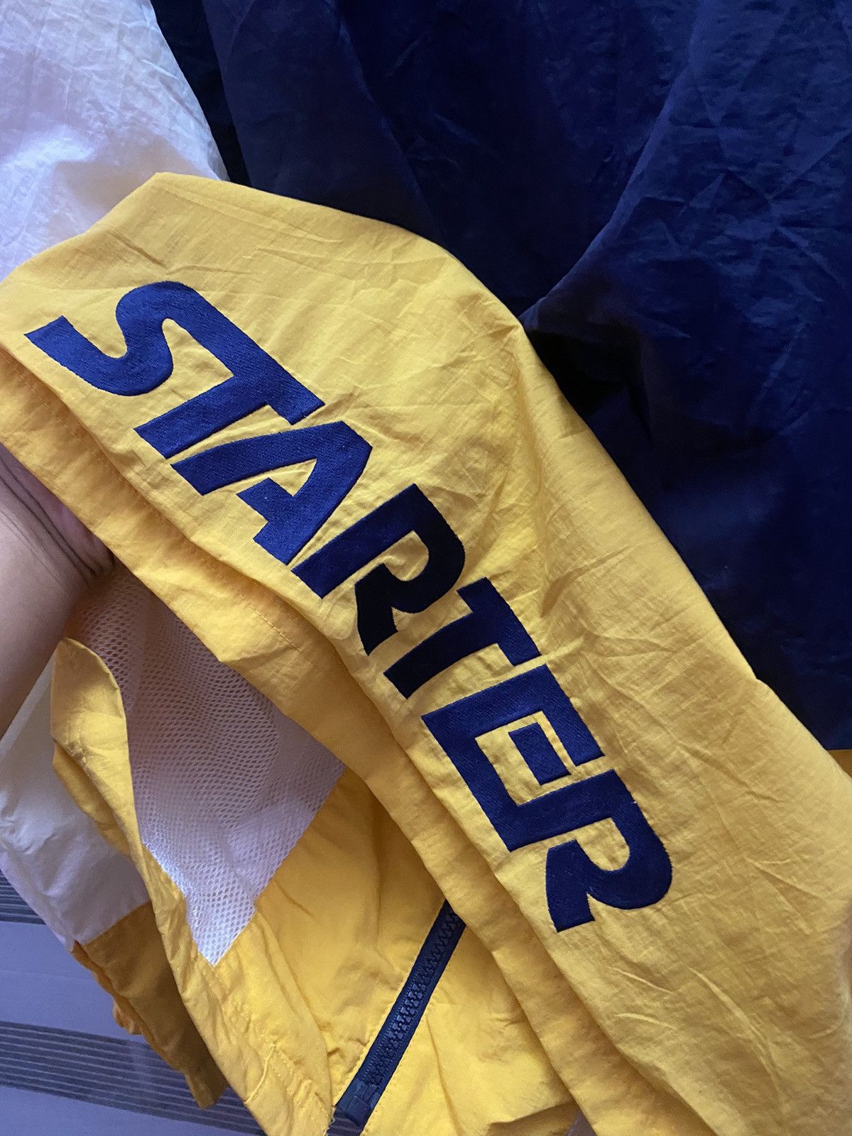 Starter × Vintage Vintage Starter Michigan Styled Light Jacket Size US L / EU 52-54 / 3 - 8 Thumbnail