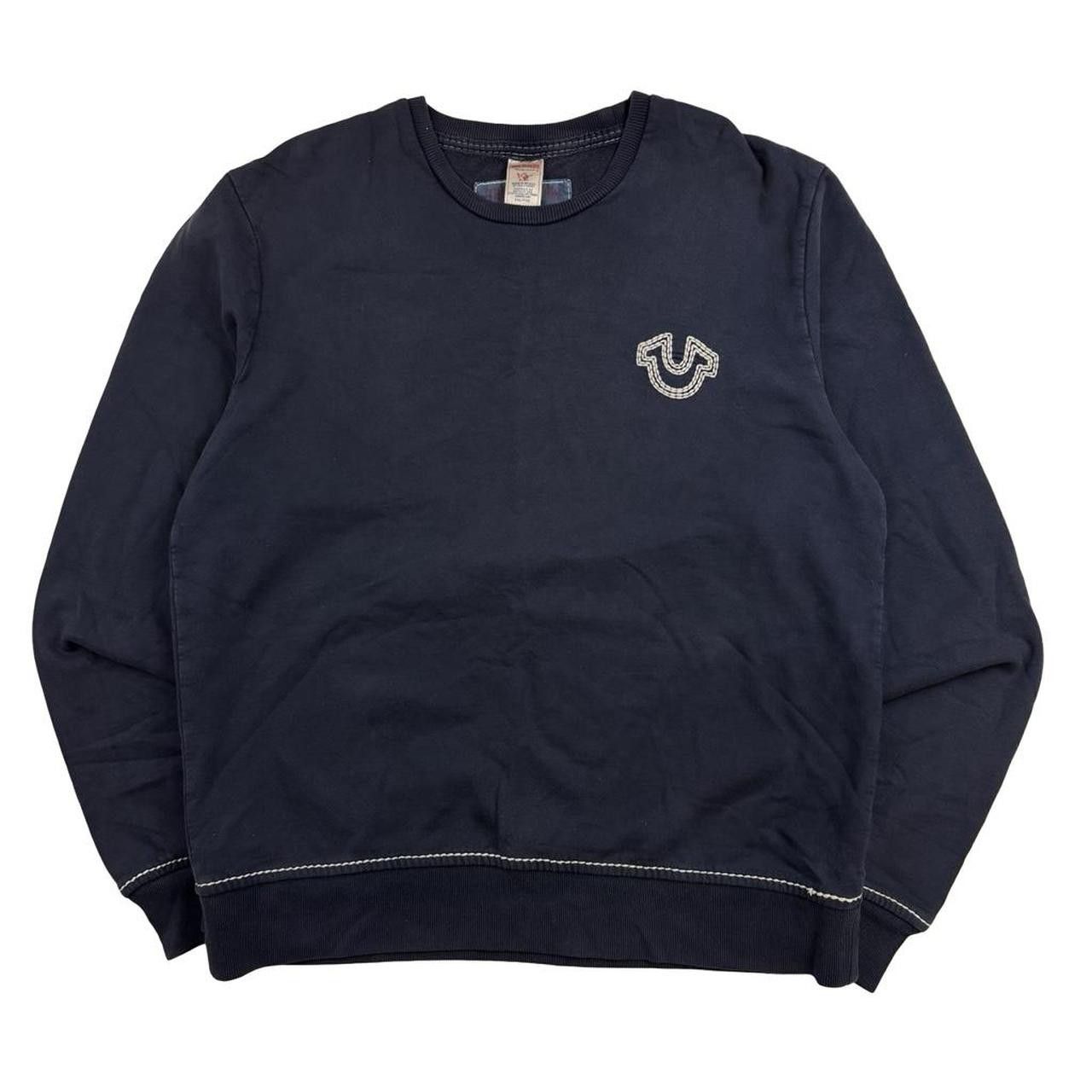 True Religion True Religion Triple Contrast Stitch Sweatshirt - XXL Size US XXL / EU 58 / 5 - 1 Thumbnail