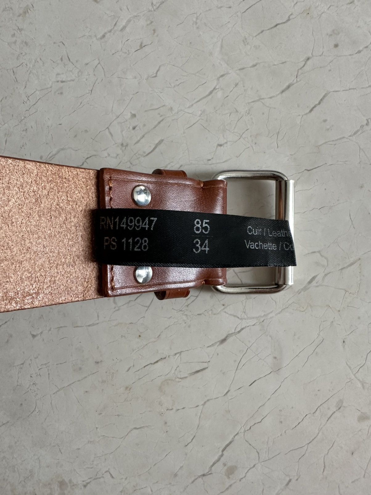 A.P.C. Leather Belt Size 30 - 8 Thumbnail
