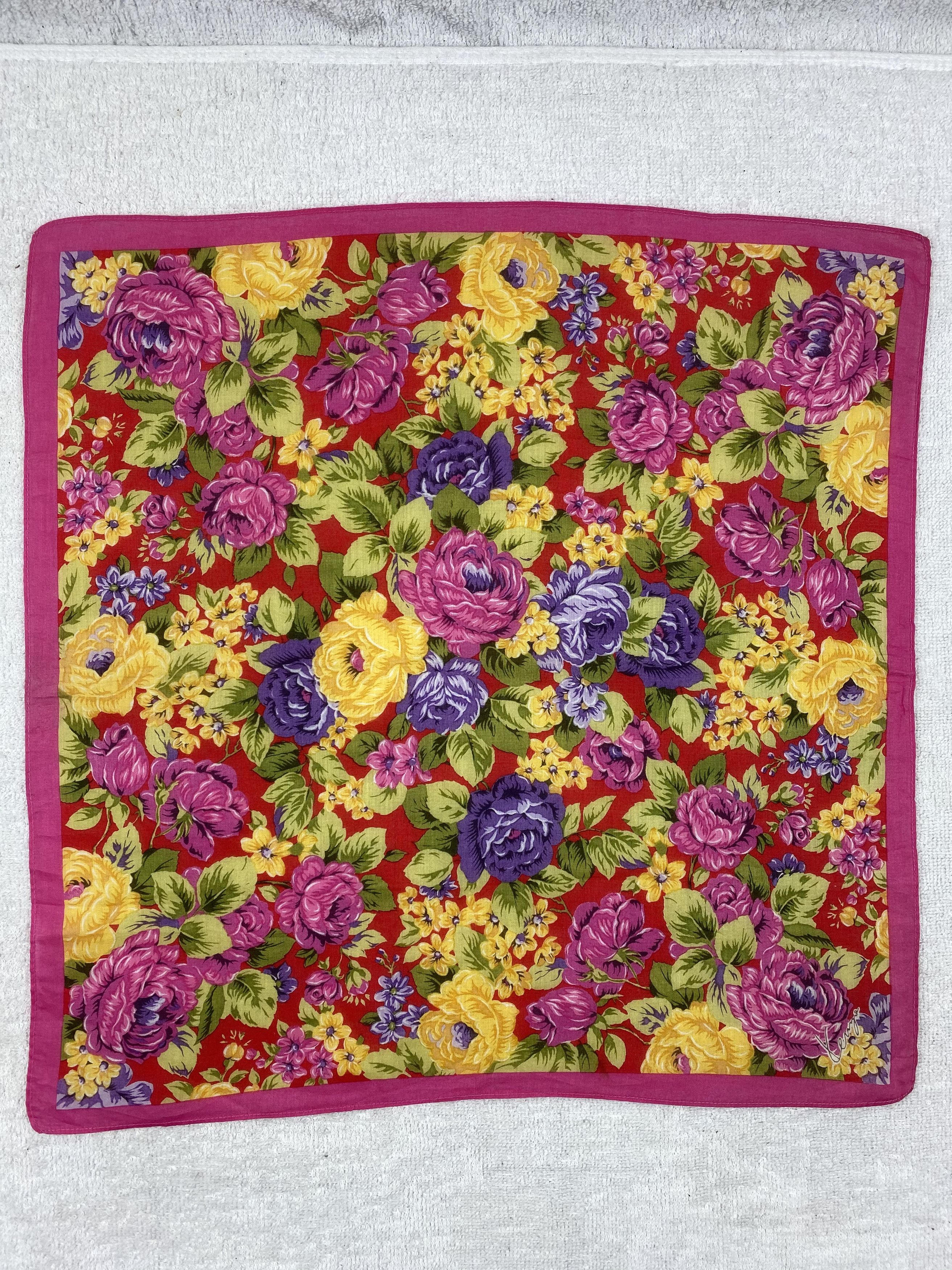 Kenzo Kenzo Floral Handkerchief / Bandana / Neckerchief Size ONE SIZE - 3 Thumbnail