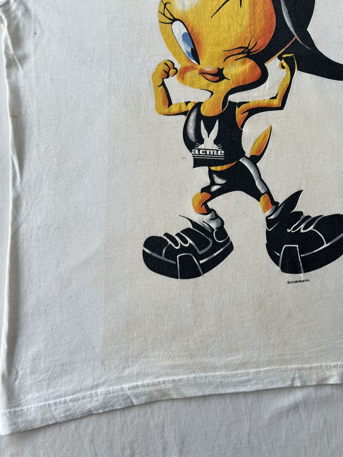 Cartoon Network Vintage 1994 Tweety Warner Bros Looney Tunes Cartoon T-shirt Size US XL / EU 56 / 4 - 8 Thumbnail