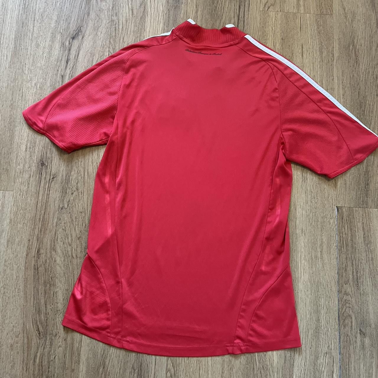 Adidas 2008-09 France Adidas football shirt in red and white Size US S / EU 44-46 / 1 - 2 Thumbnail