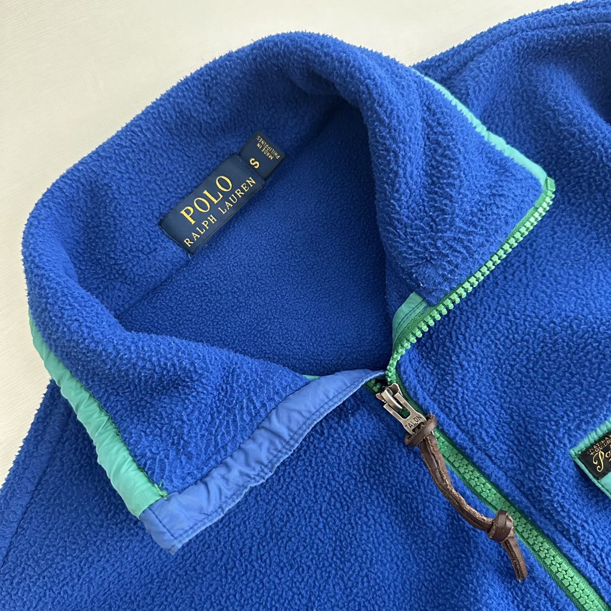 Polo Ralph Lauren Polo Ralph Lauren Blue Fleece Pullover HalfZip Sweater Small Size US S / EU 44-46 / 1 - 4 Thumbnail