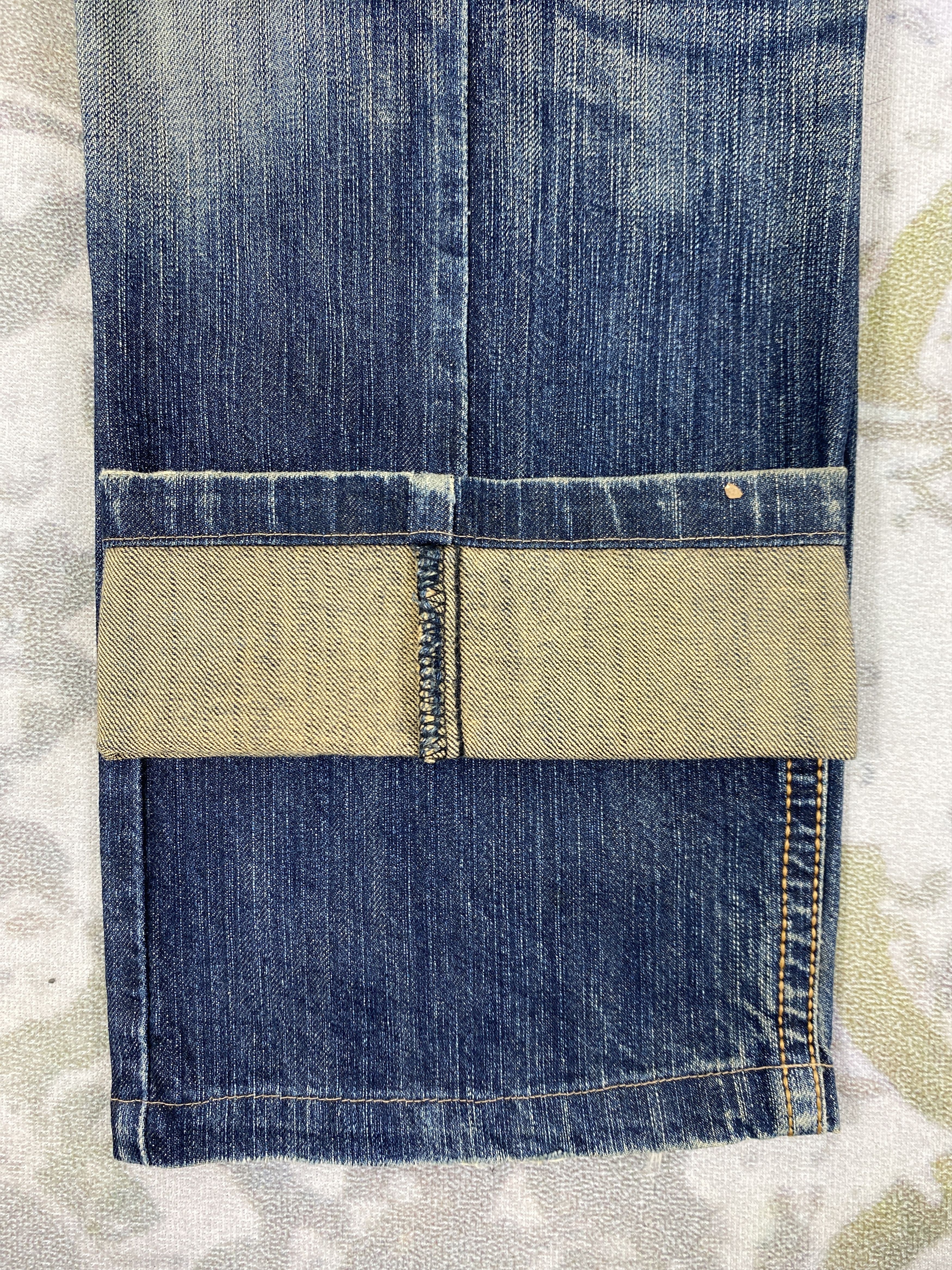 If Six Was Nine Faded Blue Vintage Edwin xv Jeans 31x29.5 - JN3053 Size US 31 - 11 Thumbnail
