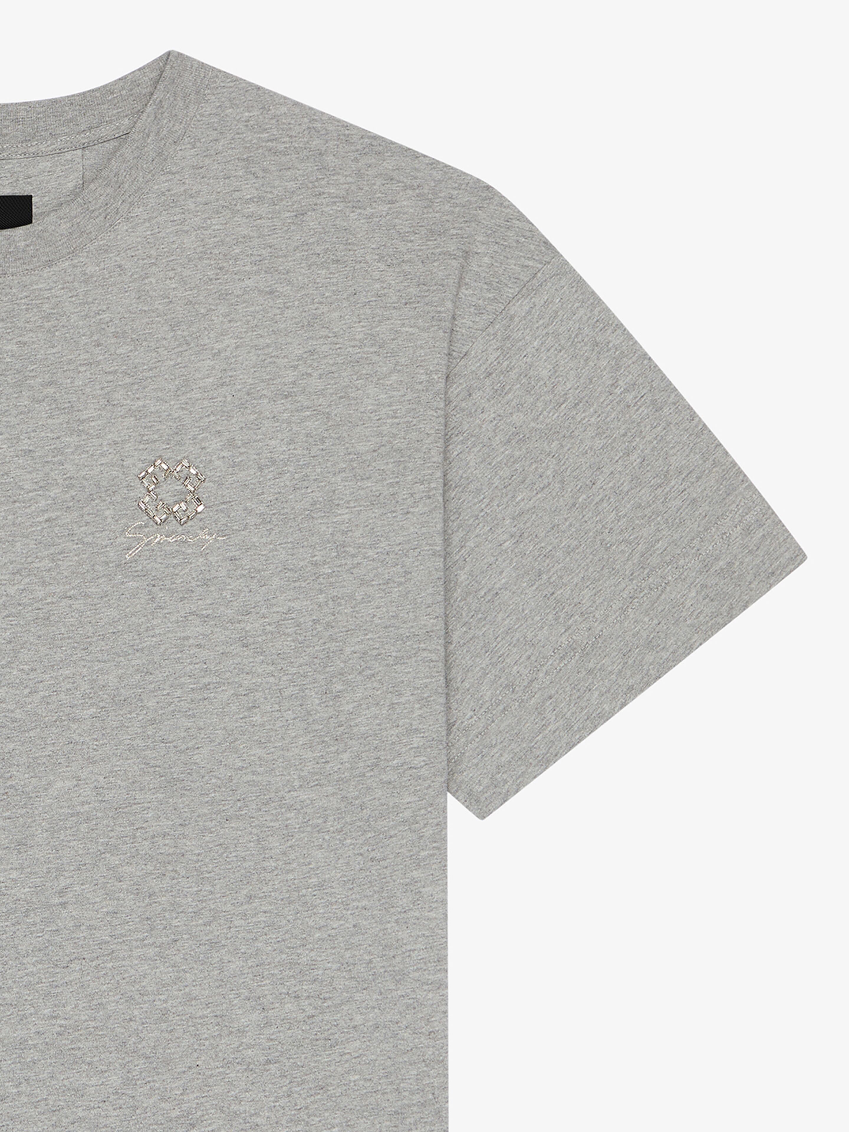 Givenchy oc11z0725 T-Shirt in Light Grey Melange Size US M / EU 48-50 / 2 - 3 Thumbnail