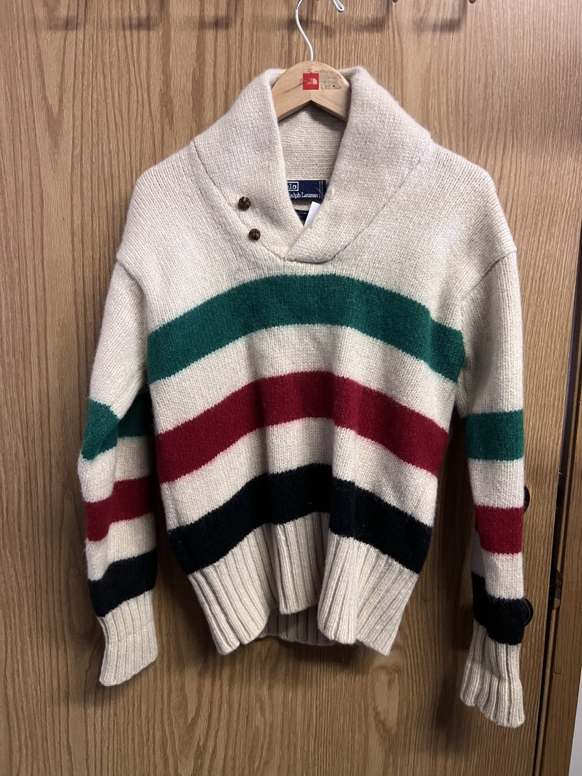 Other Vintage Polo Ralph Lauren Hudson Bay Cowichan Sweater Wool Size US M / EU 48-50 / 2 - 1 Thumbnail