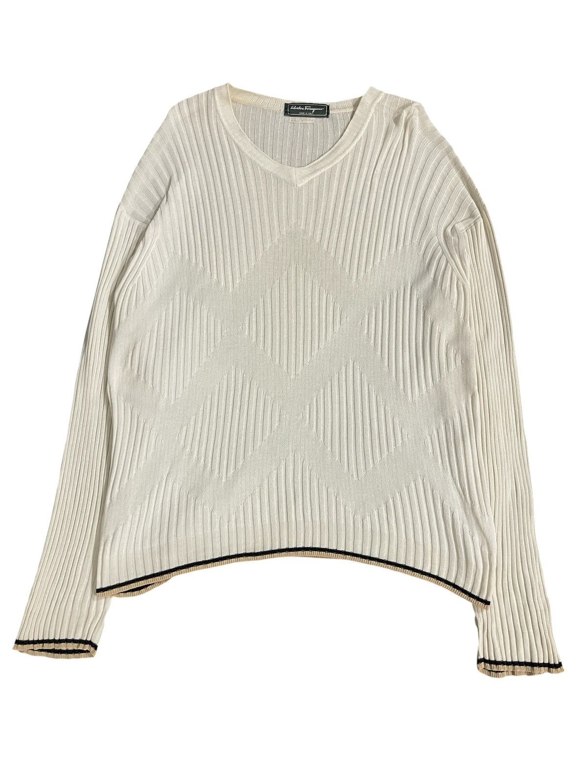 Salvatore Ferragamo Salvatore Ferragamo Sweater Knit Size XL / US 12-14 / IT 48-50 - 1 Thumbnail