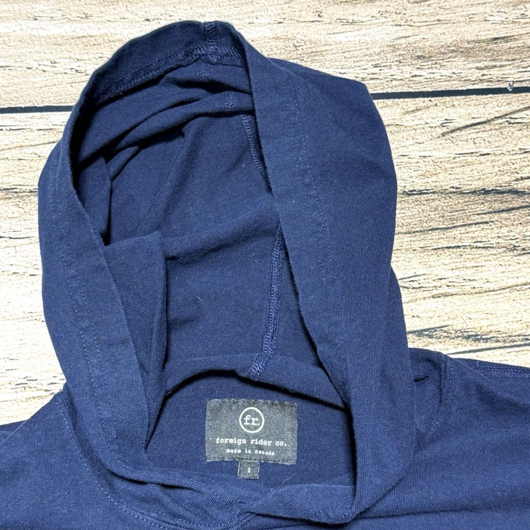 CO Foreign Rider Co Hoodie Mens S Grove XXIII Golf Logo Jersey Cotton Blue Pullover Breather Lightweight Regular Gift? Size US S / EU 44-46 / 1 - 3 Thumbnail
