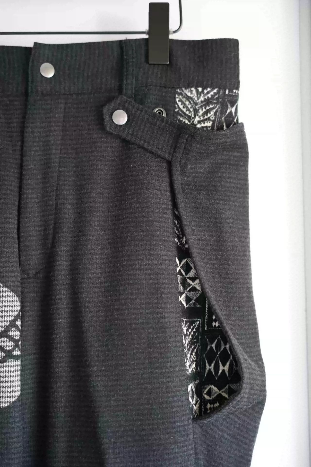 Yohji Yamamoto Yohji Yamamoto 14aw Skulls Covered In Eighth Pants-2505 Size US 42 / EU 58 - 4 Thumbnail