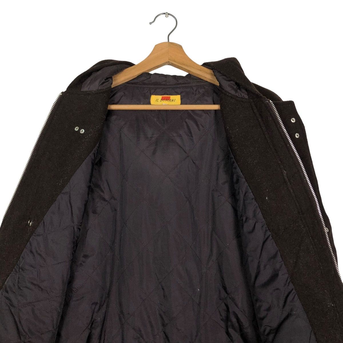 Japanese Brand × Vintage 🔥VINTAGE WOOL JACKET IL DOMANI NY NEW YORK BIG LOGO Size US M / EU 48-50 / 2 - 16 Thumbnail