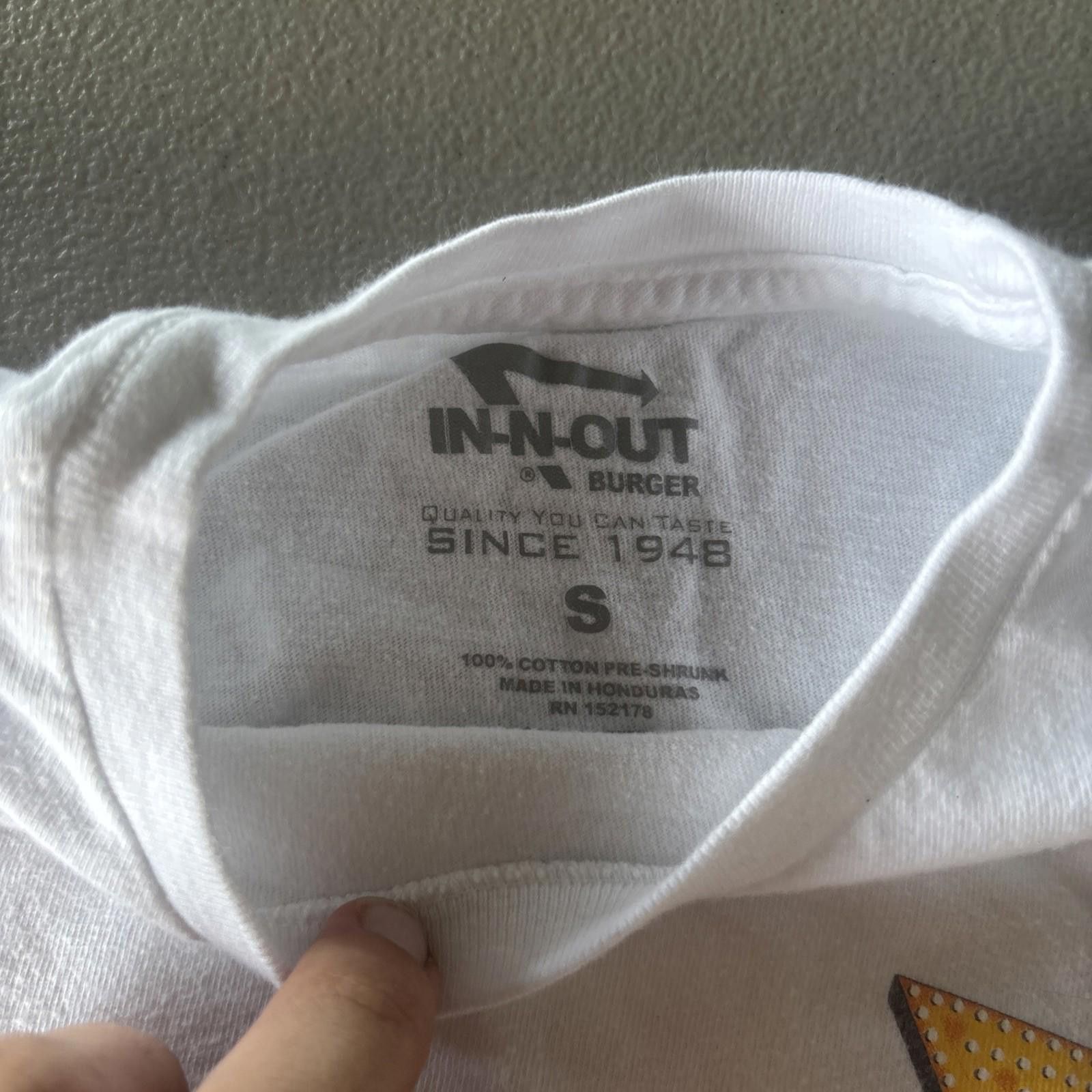 Designer In-N-Out Burger Shirt Mens Small California Graphic Tee Size US S / EU 44-46 / 1 - 3 Thumbnail