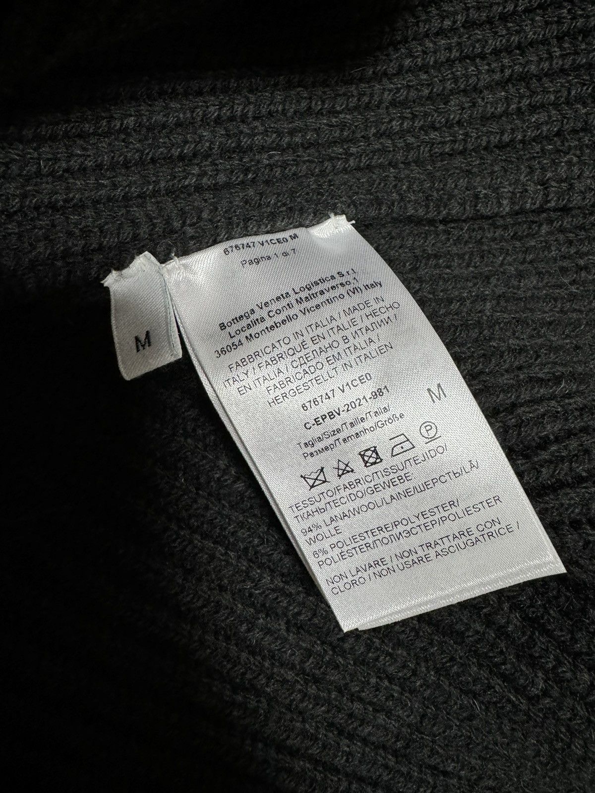 Bottega Veneta Turtleneck Double Face Shetland Wool Knit Sweater Jumper Size US M / EU 48-50 / 2 - 8 Thumbnail