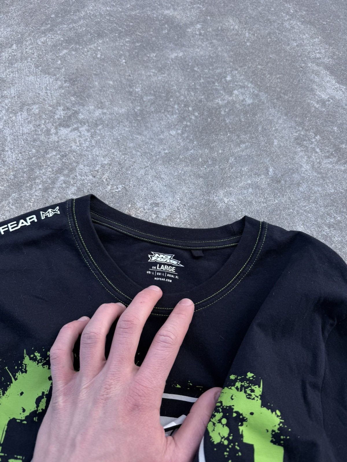 No Fear Vintage No Fear Y2K avantgarde streetwear rare t-shirt Size US L / EU 52-54 / 3 - 8 Thumbnail