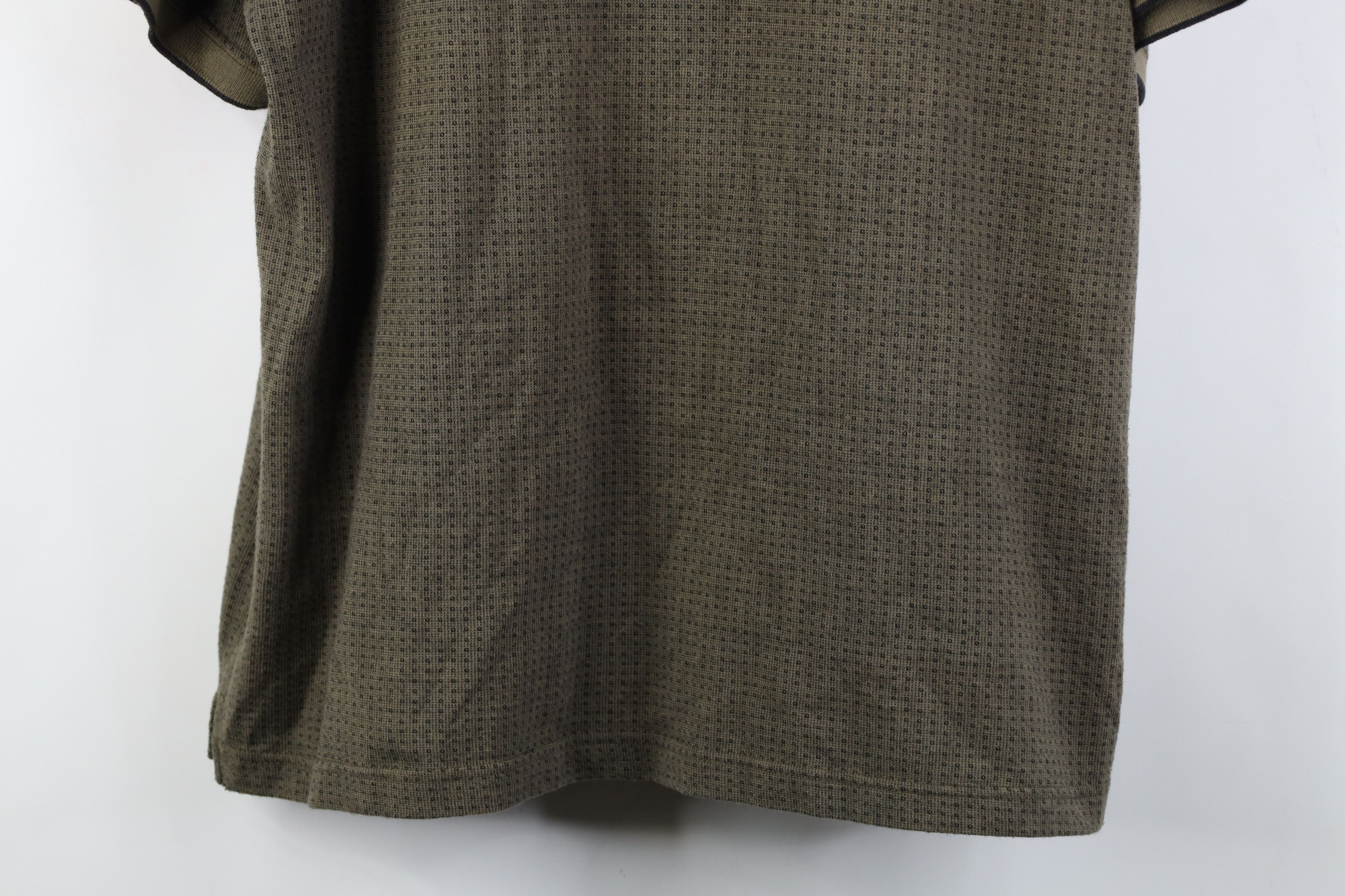 Vintage Vintage 90s Streetwear Geometric Knit Golf Polo Shirt Size US L / EU 52-54 / 3 - 3 Thumbnail