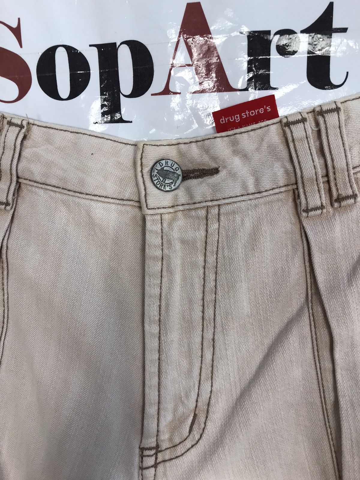 Japanese Brand × Vintage Vintage Drug Store’s Short Pants Design Pocket Style Size US 30 / EU 46 - 9 Thumbnail