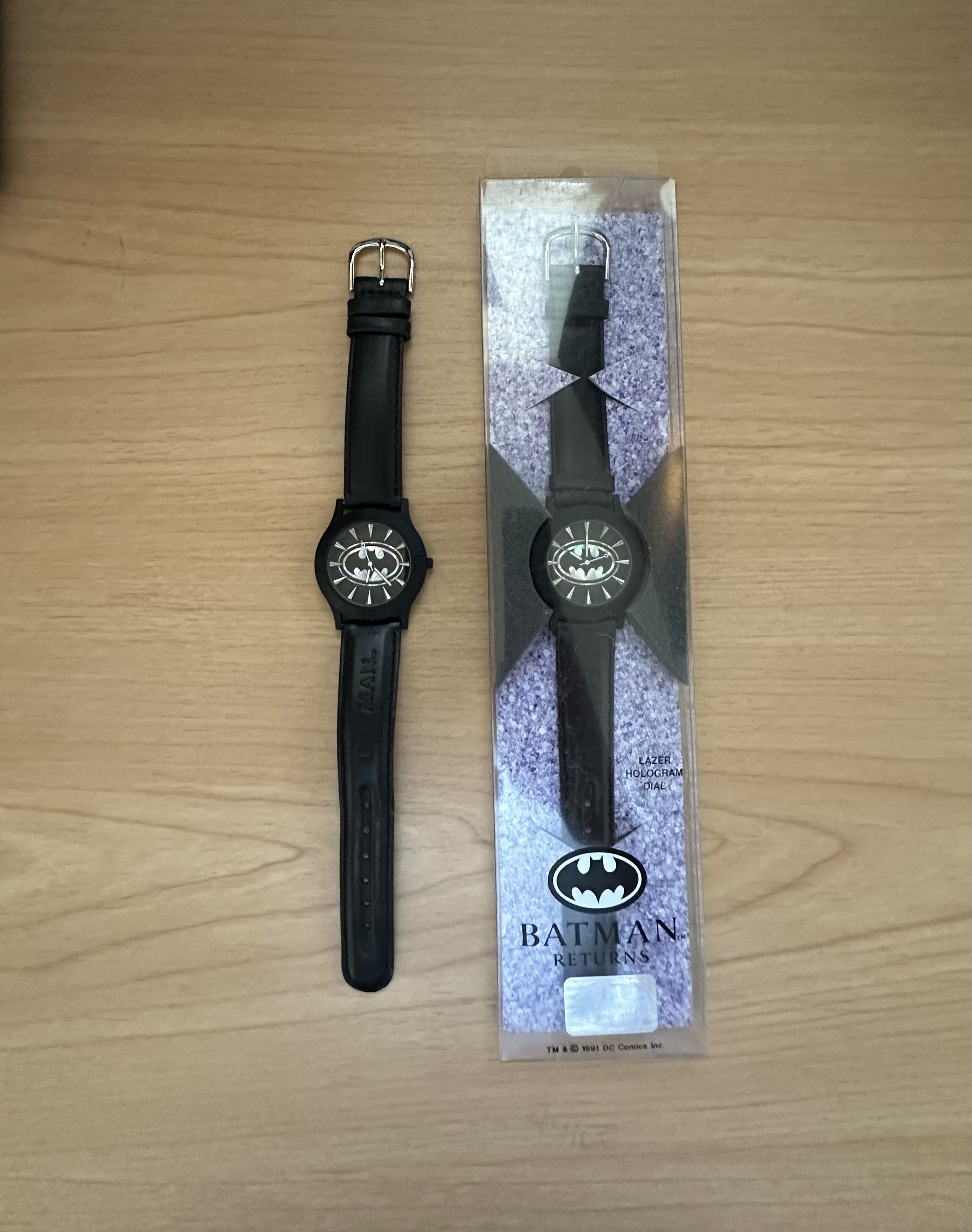 Other RARE - 1991/1992 Tim Burton Batman Returns NOS Watch Size ONE SIZE - 6 Thumbnail