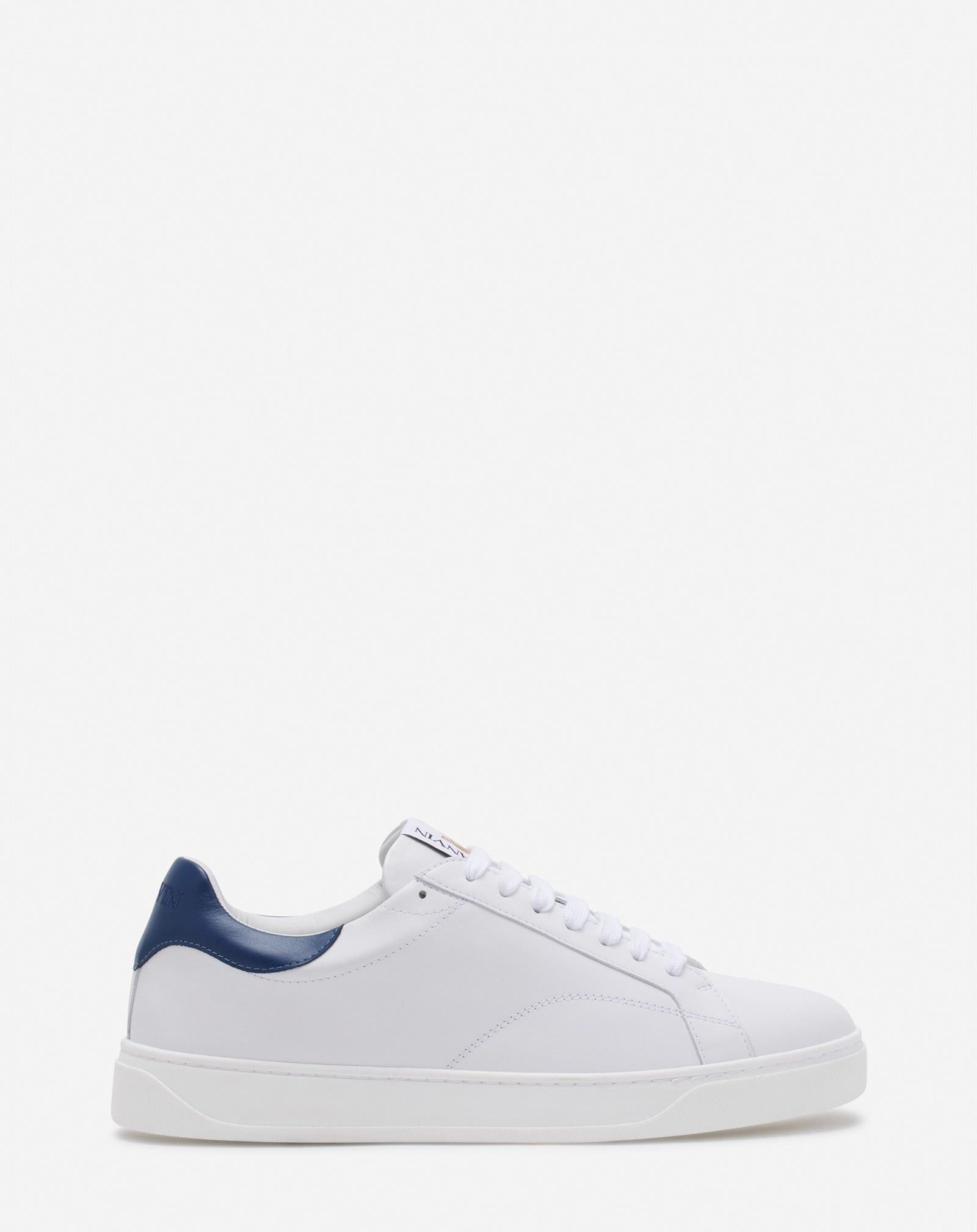 Lanvin o1w1db10225 Low-Top Sneakers in White/Blue Size US 12 / EU 45 - 1 Thumbnail