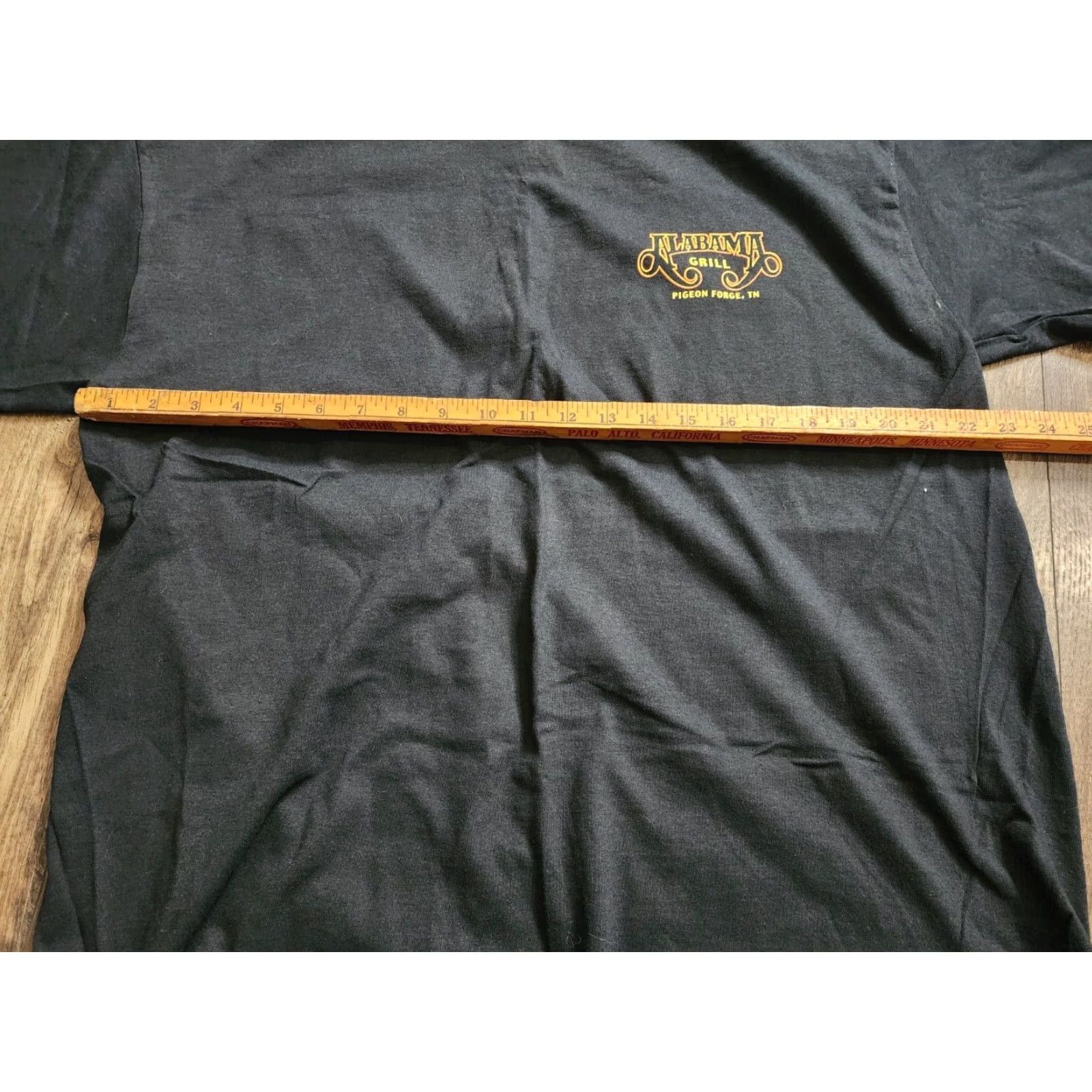 Gildan Vintage Alabama Grill T-Shirt Men XL Black Double-Sided Music Pigeon Forge Country Size US XL / EU 56 / 4 - 2 Thumbnail