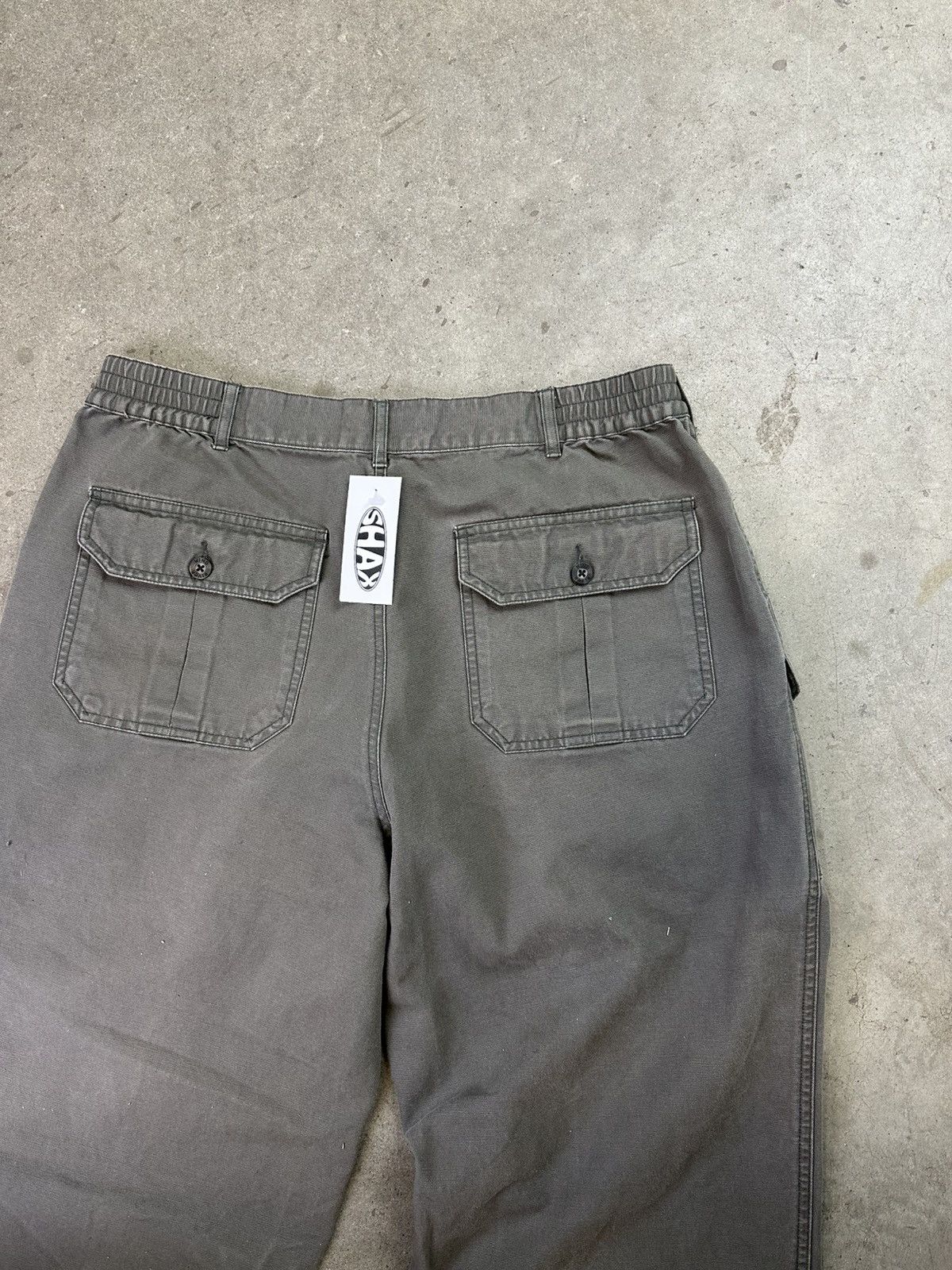 Windriver Vintage Tactical Cargo Pants Olive Baggy Trousers Windriver Size US 35 - 3 Thumbnail