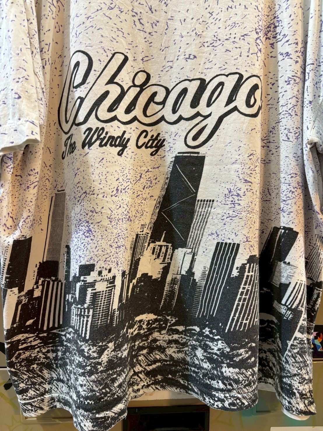 Vintage Vintage Chicago 90’s tee Size US XL / EU 56 / 4 - 7 Thumbnail