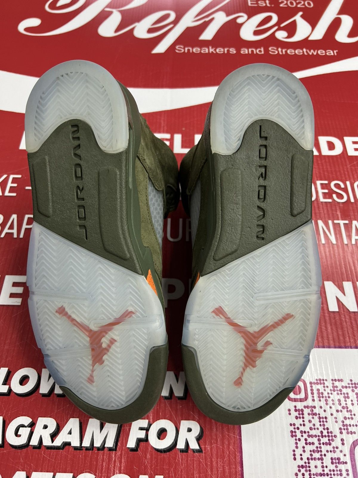 Jordan Brand Air Jordan 5 Olive Size 5y Size US 5 / EU 37 - 6 Thumbnail
