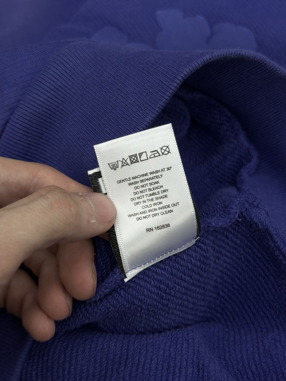 DENIM TEARS Denim Tears BLUE 2025 Cotton Wreath Hoodie XS (NEW) Size US XS / EU 42 / 0 - 10 Thumbnail