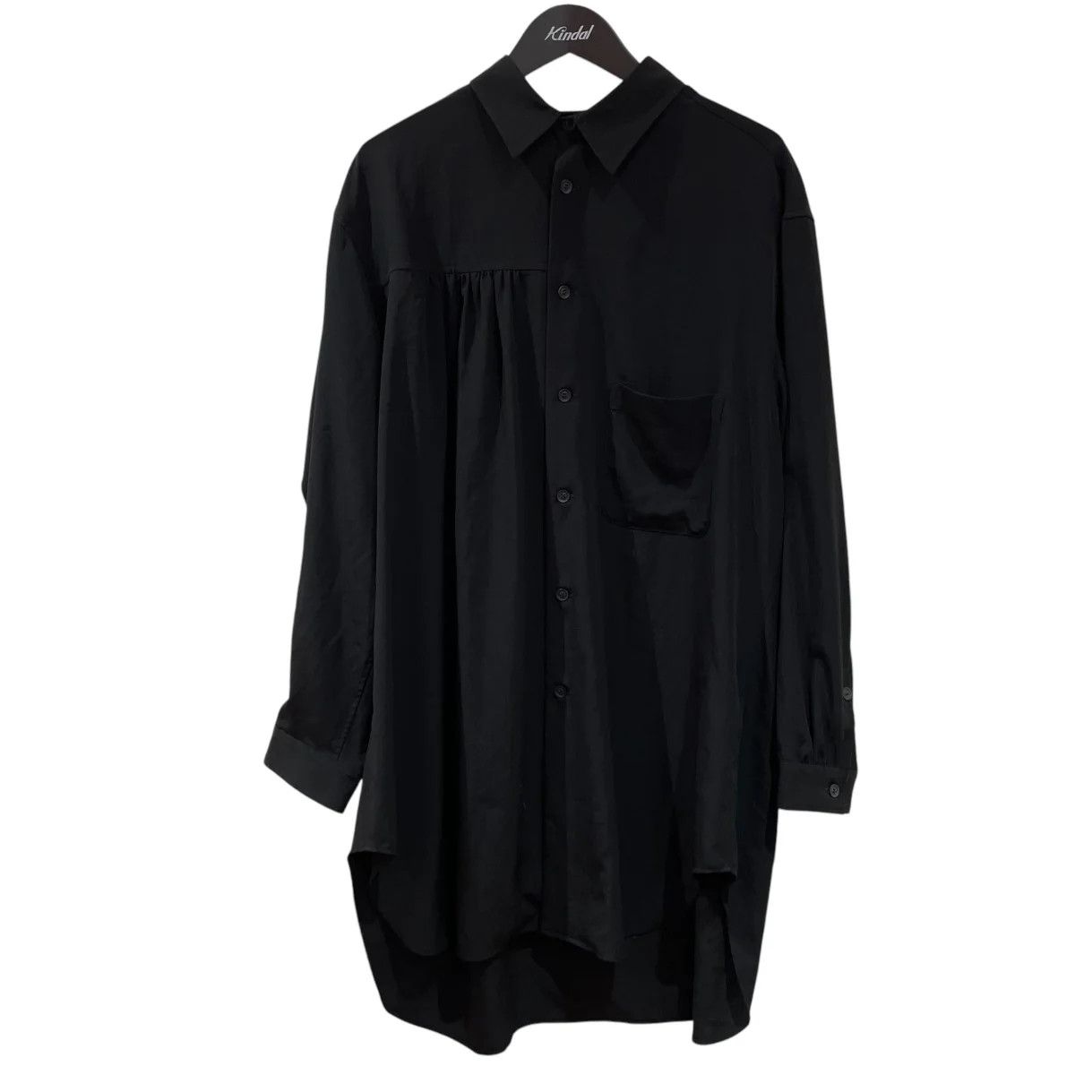 Yohji Yamamoto Yohji Yamamoto pour homme 20SSG-Left gathered shirt 